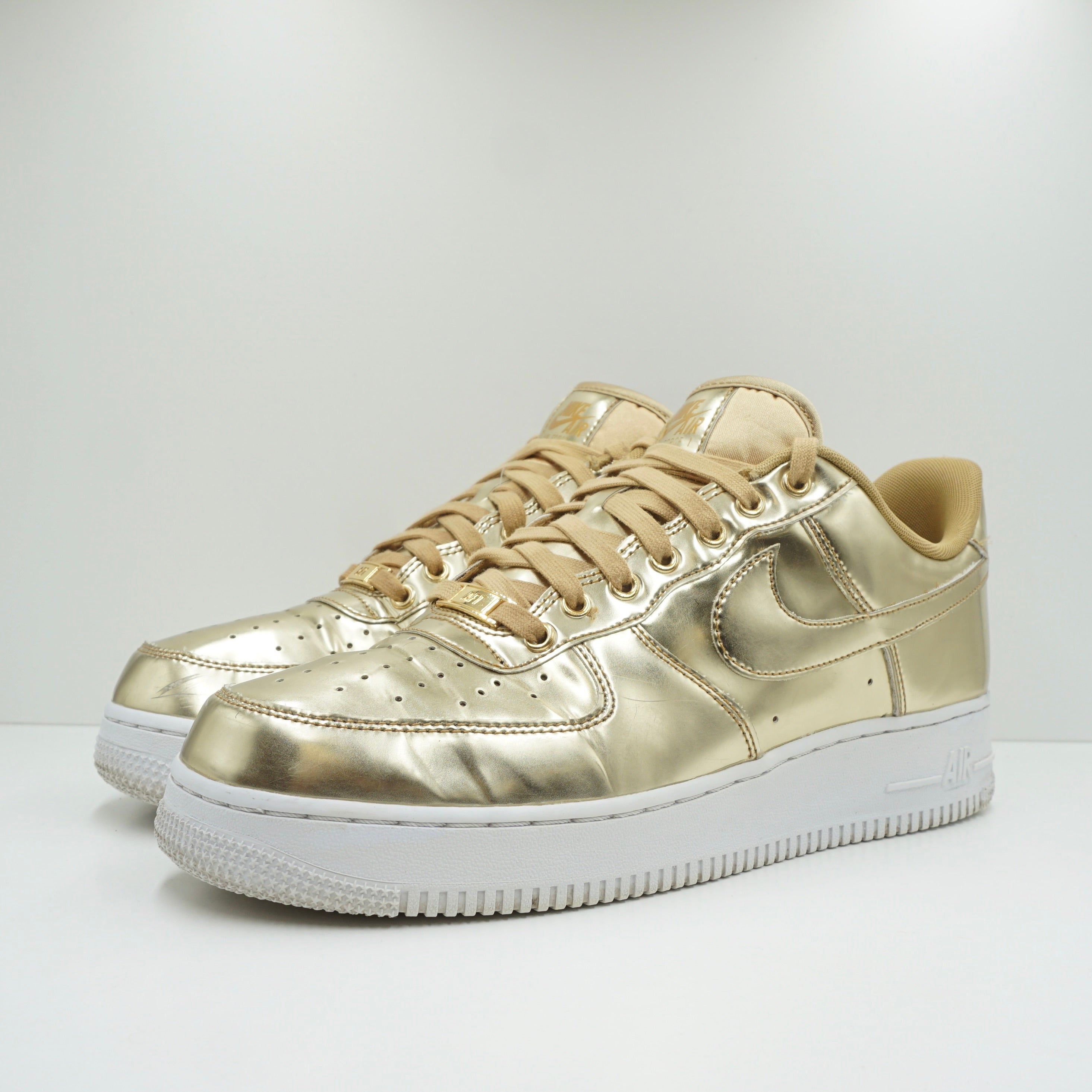 Gold Af1 Or Nike Air Force Low Metallic Gold (W)