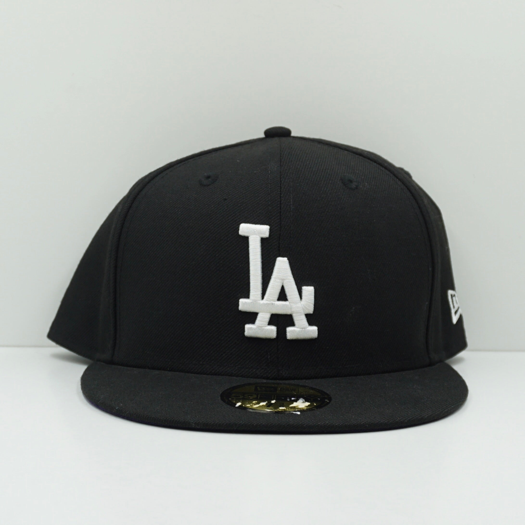 New Era Los Angeles Dodgers Black Purple Fitted Cap
