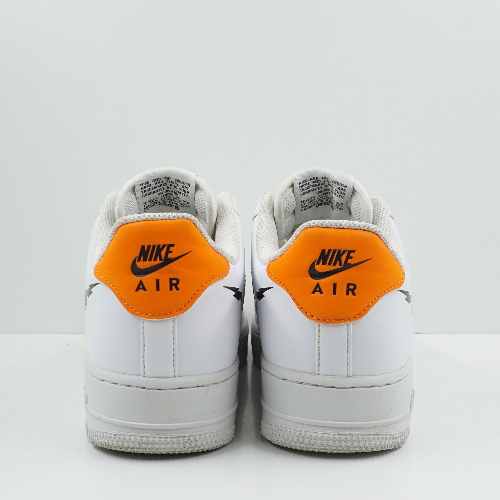 Nike Air Force 1 Low '07 Glitch Swoosh White Orange
