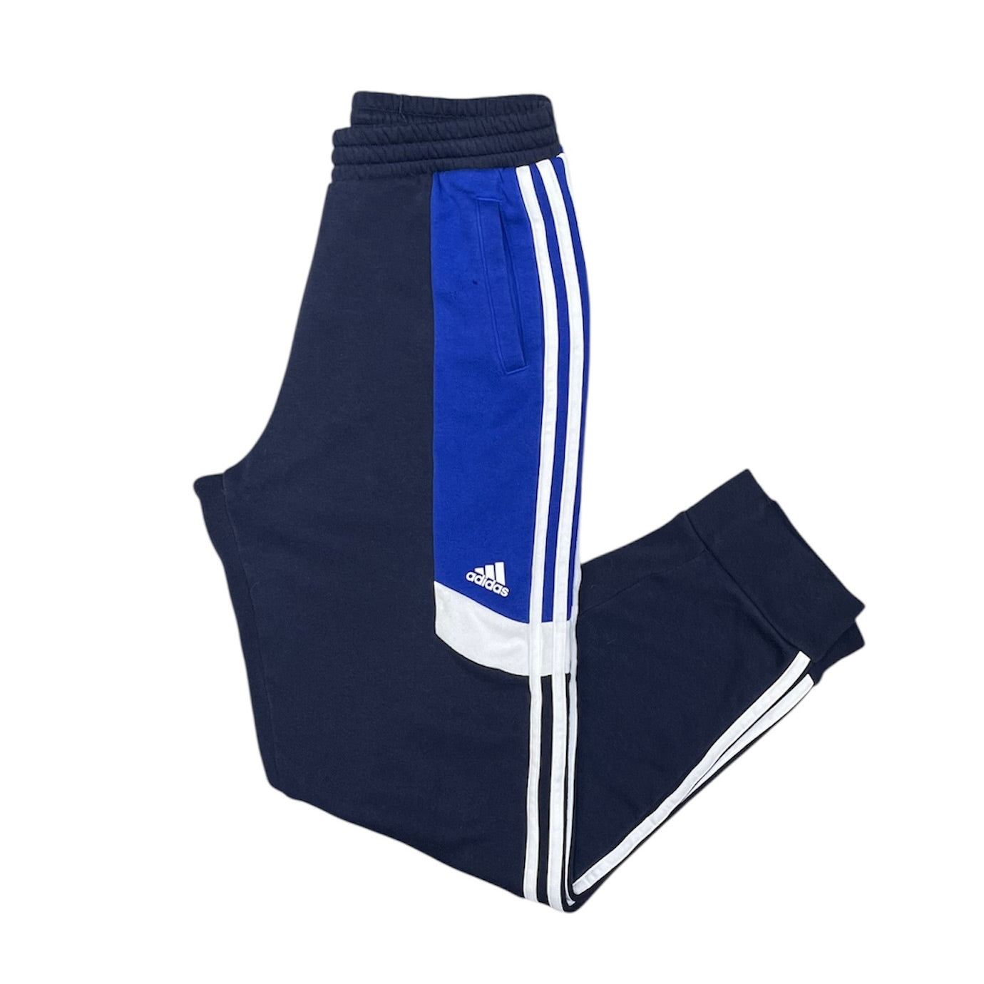 Adidas Blue Black Sweatpants (Youth)