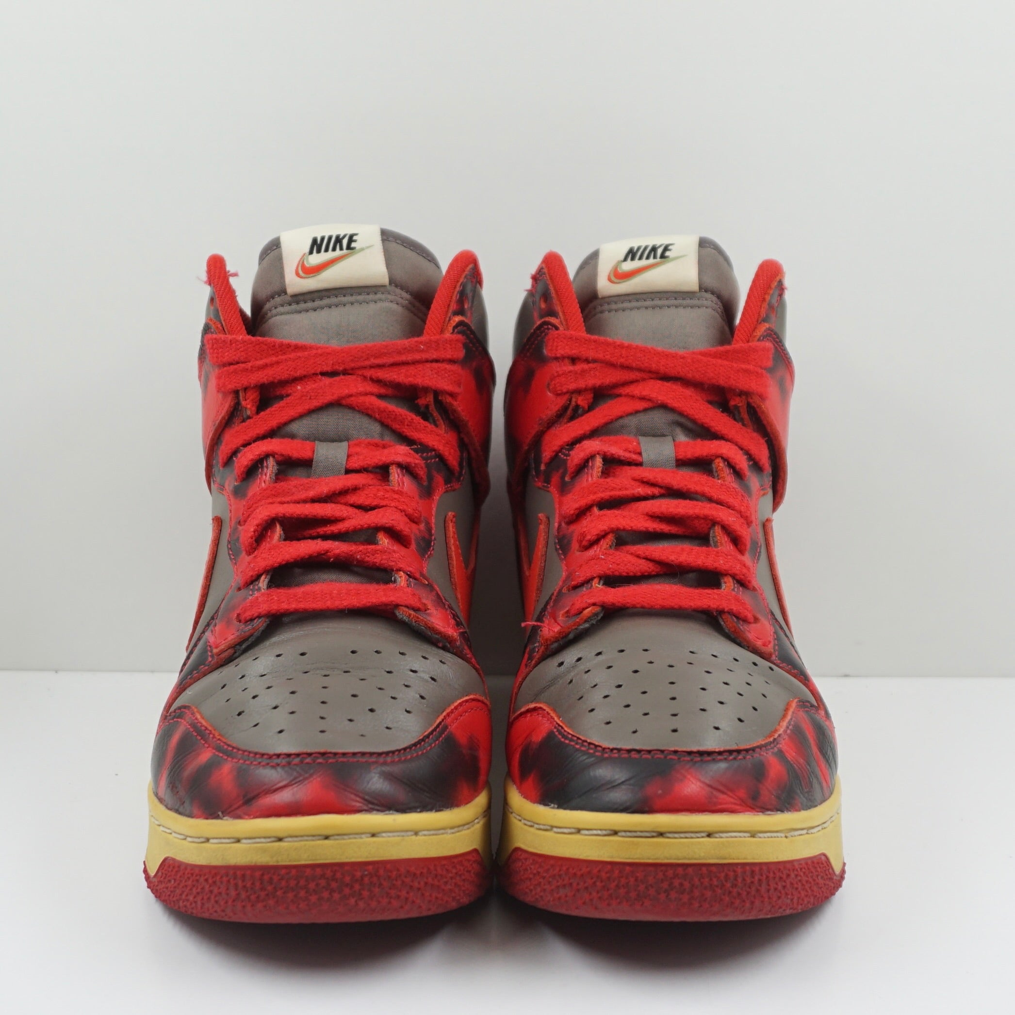Nike Dunk High 1985 Red Acid Wash