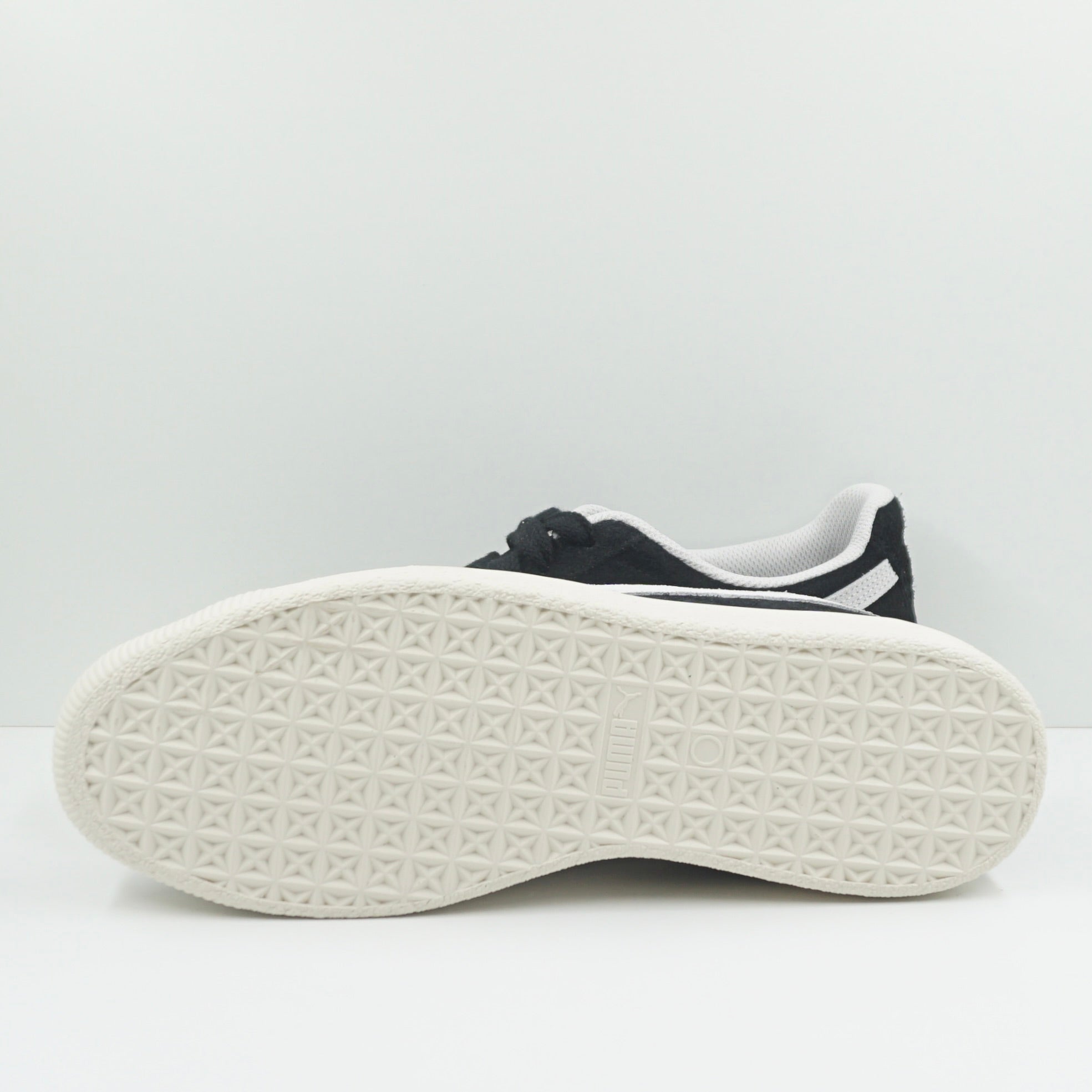 Puma Clyde Hairy Suede Puma Black Frosted Ivory