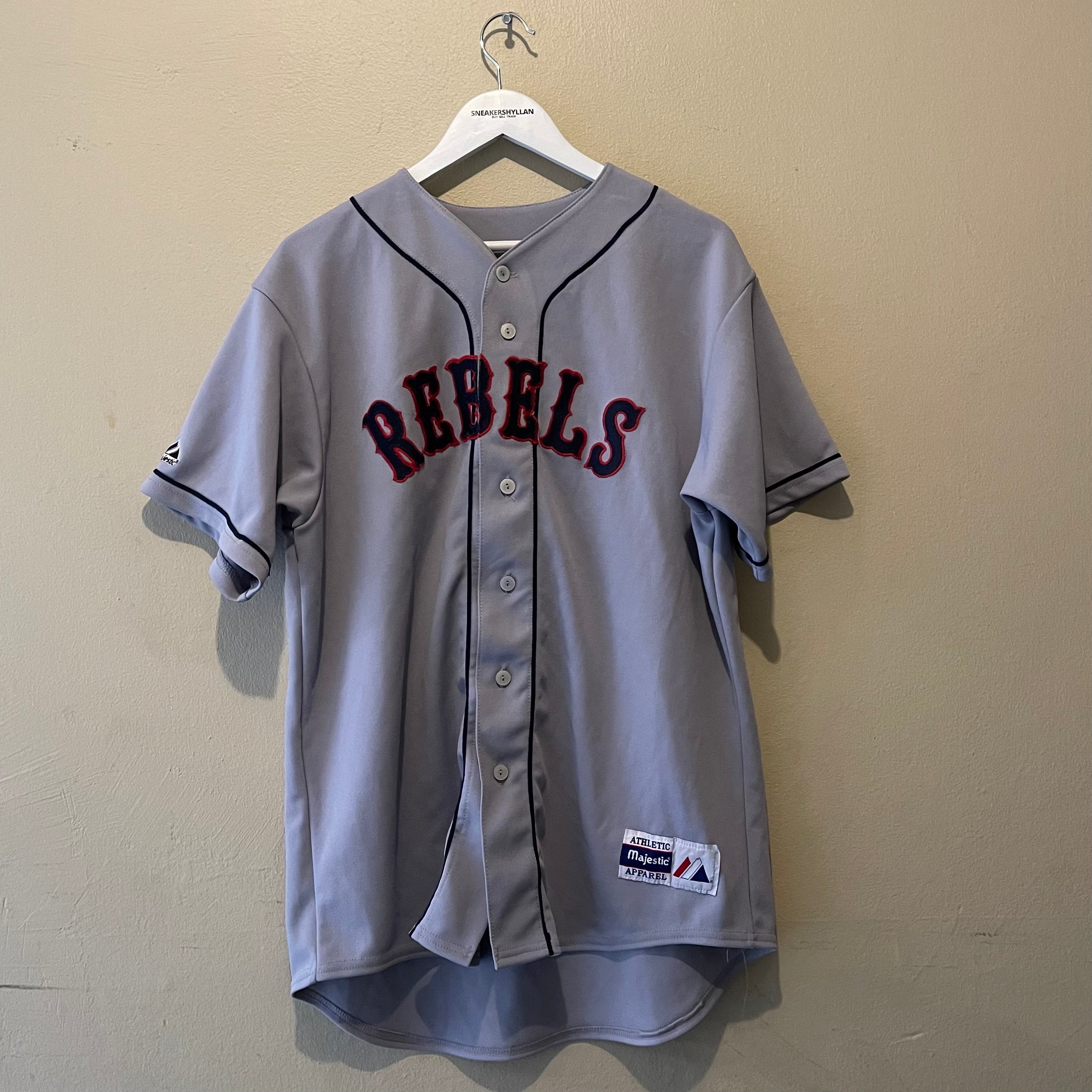Majestic Rebels #12 Baseball Jersey