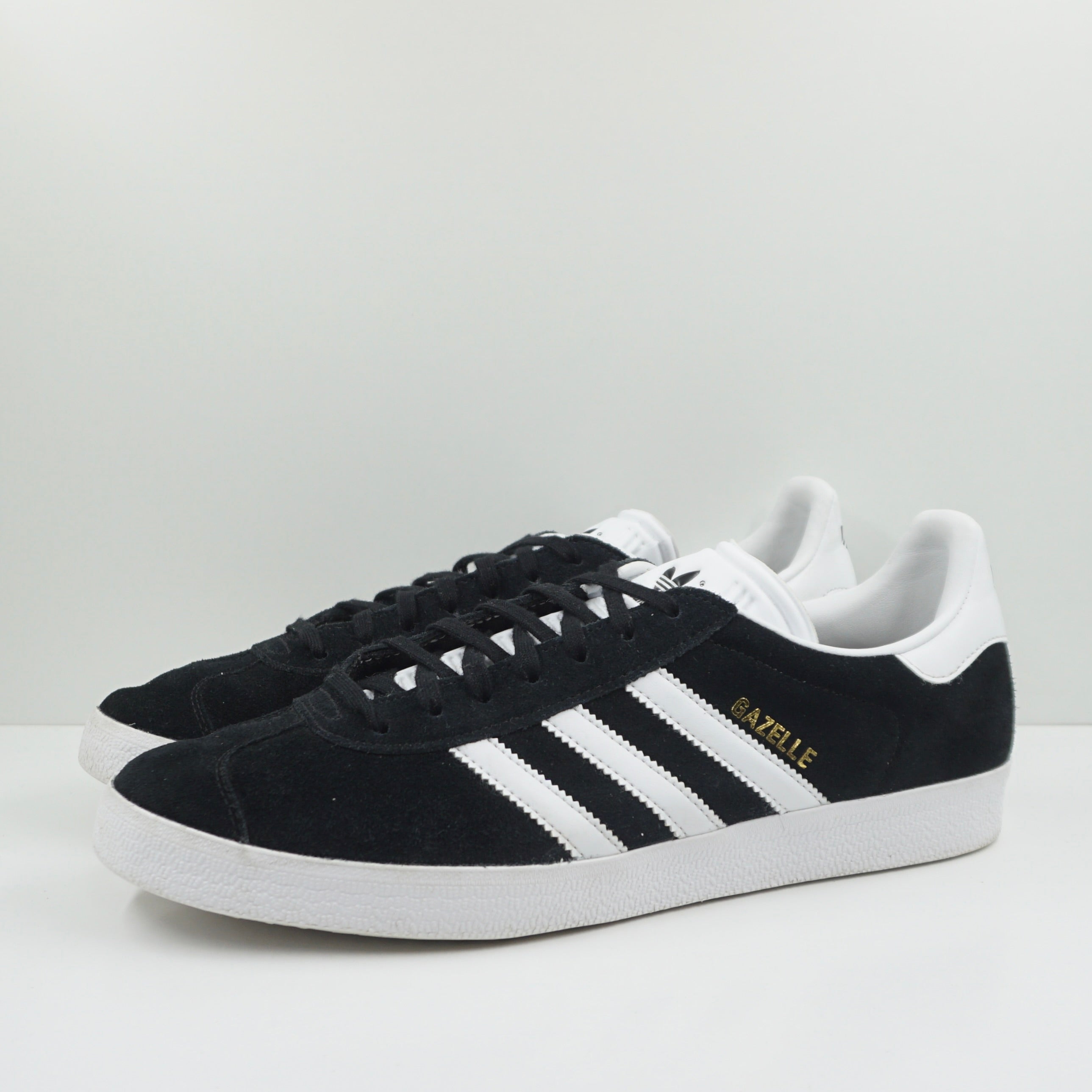 Adidas Gazelle Core Black Cloud White Gold