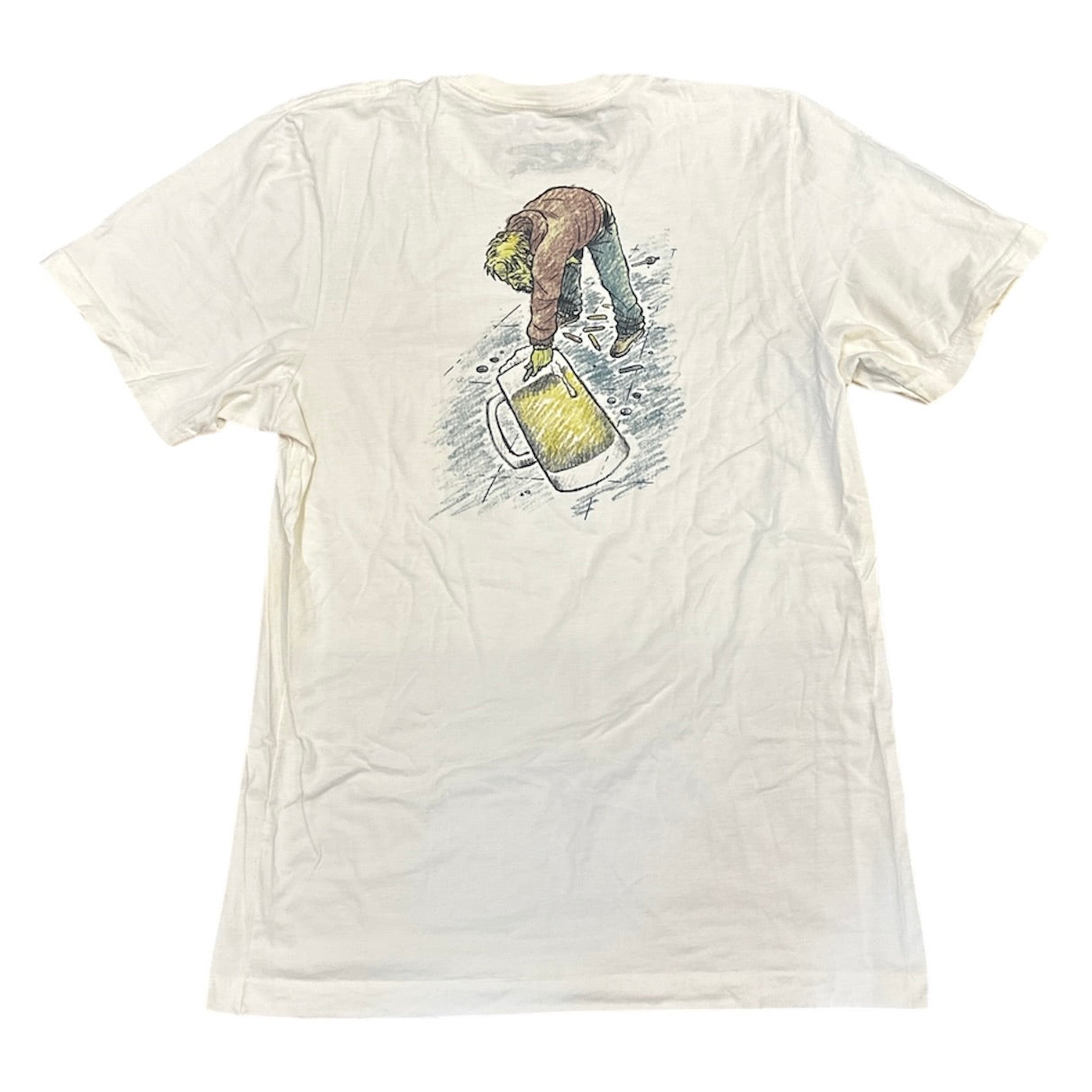 Anti Hero Skateboards Drunk Guy White Tshirt