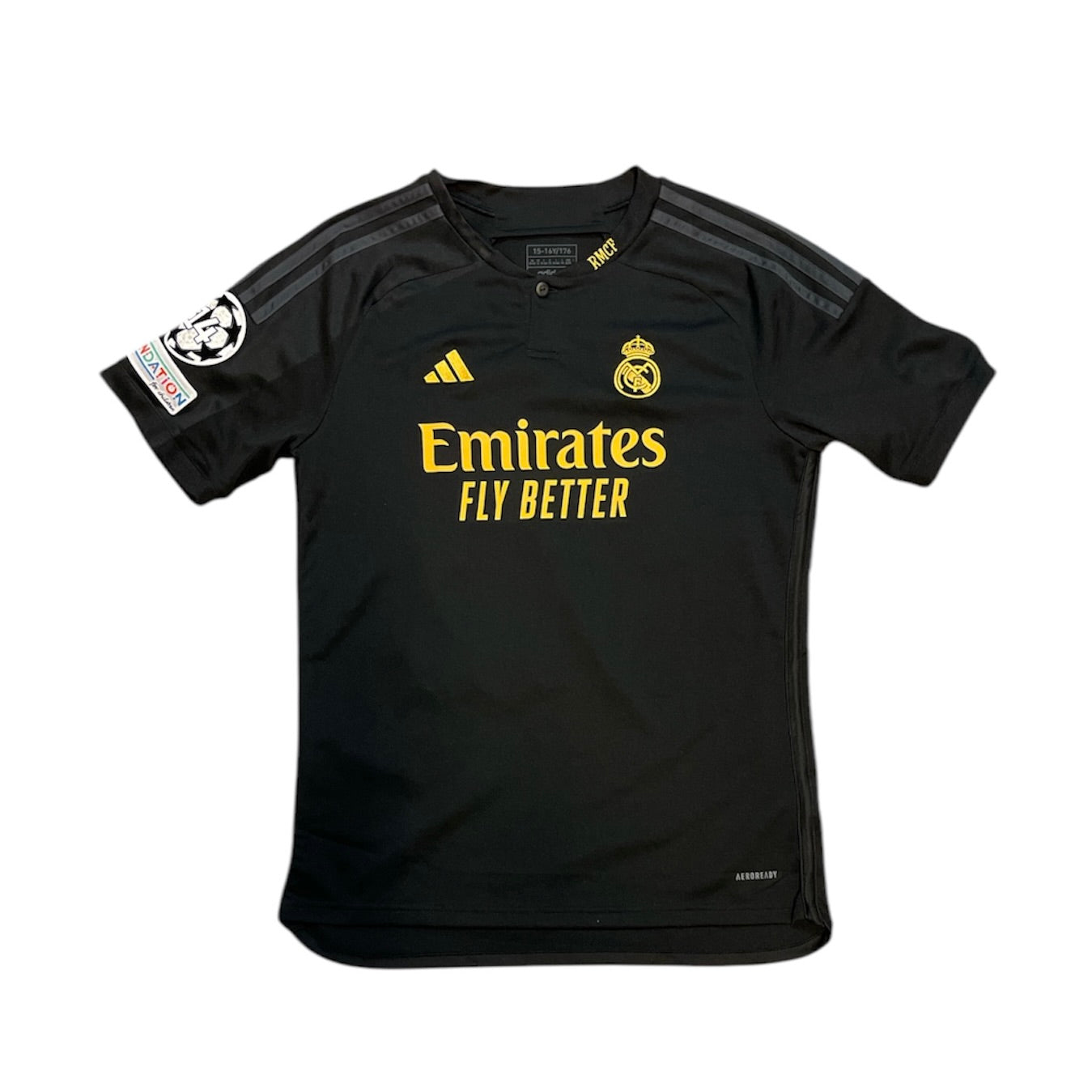 Adidas Real Madrid FC 2023/2024 Camavinga #12 Third Football Jersey (Youth)