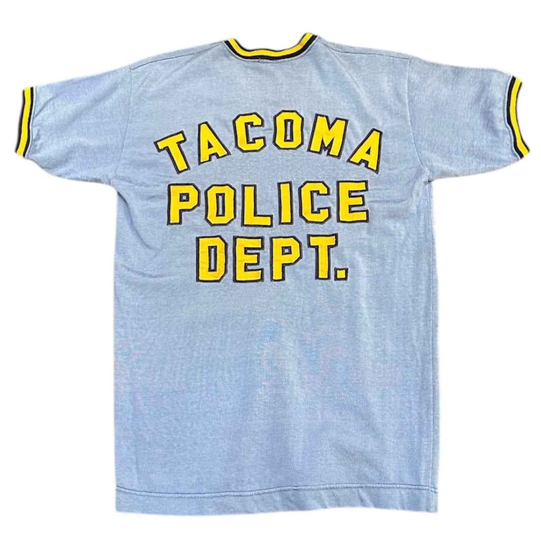 Russell Southern Co Tacoma Police Dept Blue Knitted Tshirt