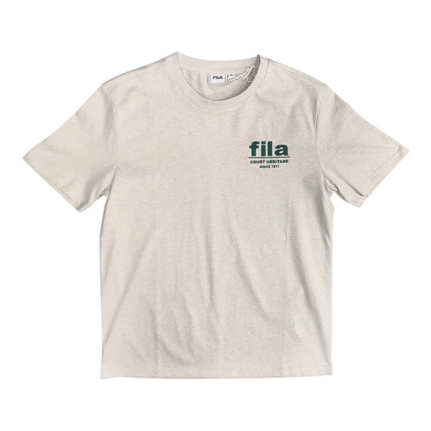 Fila Beige Green Graphic Tshirt