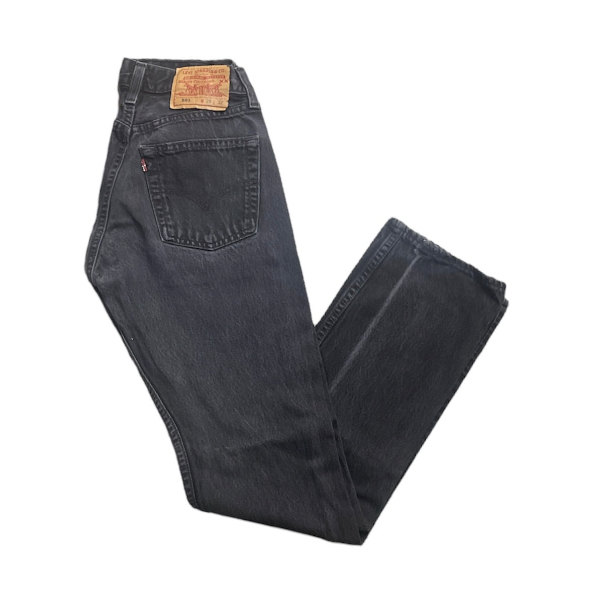 Vintage Levis 501 Vintage Grey Jeans (W28/L32)