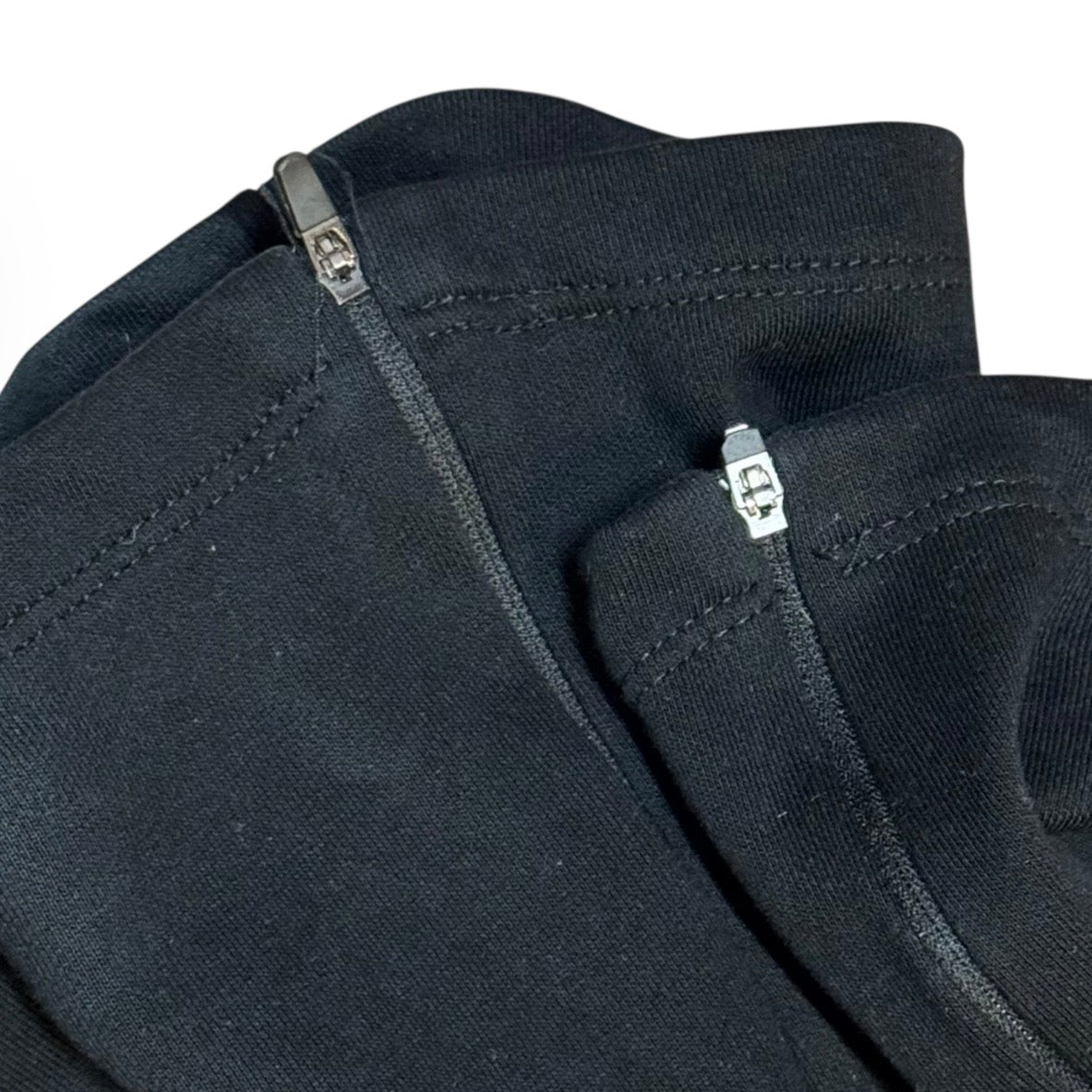 Moty White Logo Black Jogger Pants