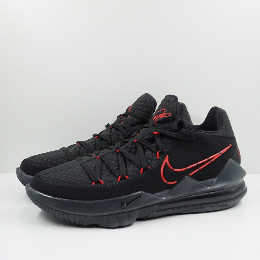 Nike LeBron 17 Low Black Red Dark Grey