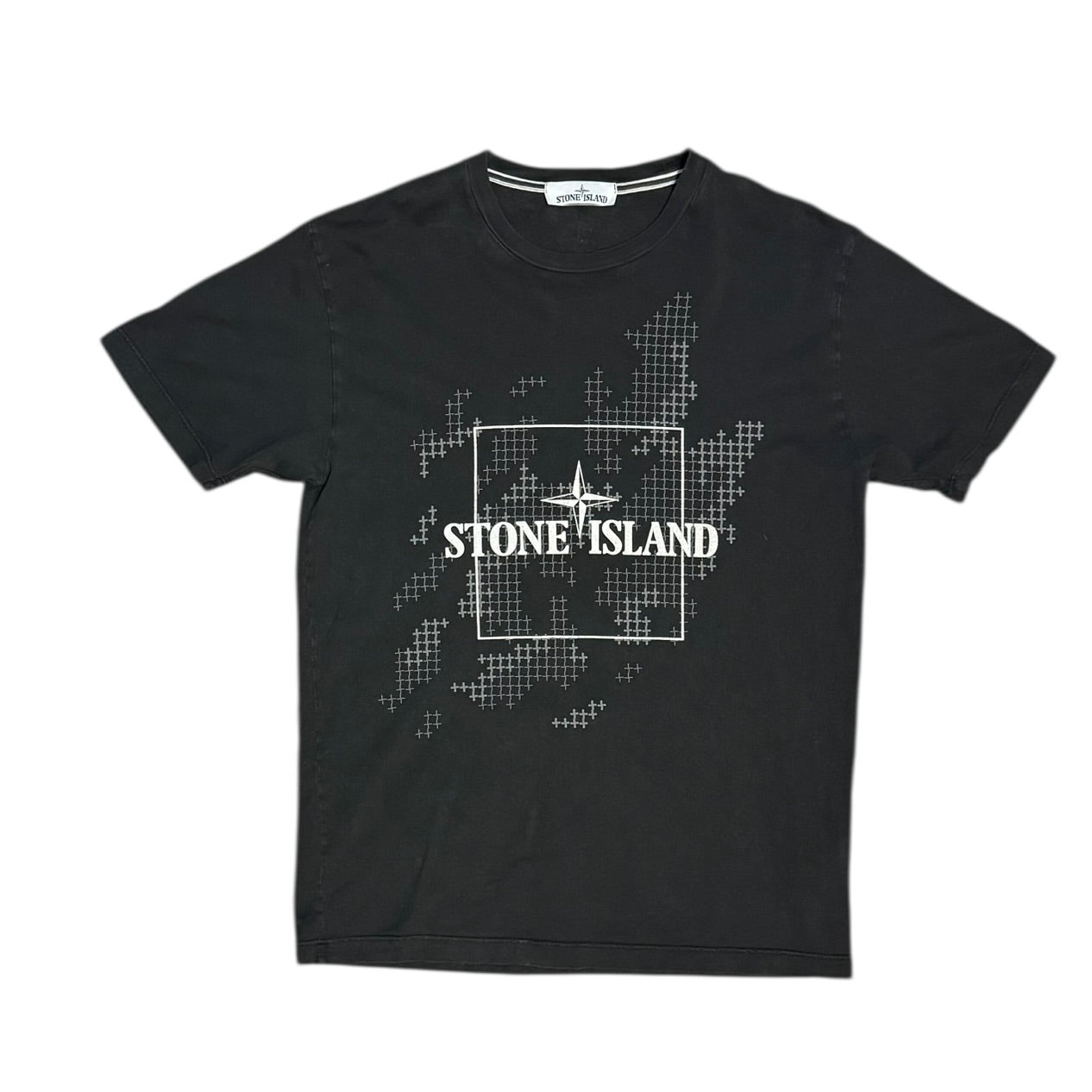 Stone Island 2017 Black Graphic Tshirt