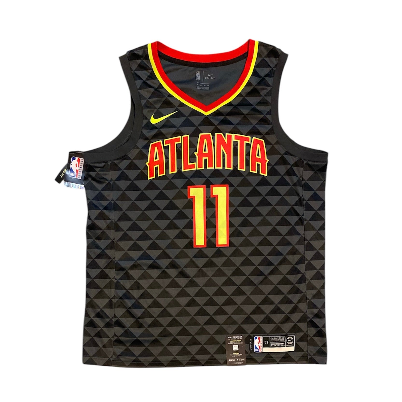 Nike Atlanta Hawks Trae Young Black Swingman Basketball Jersey