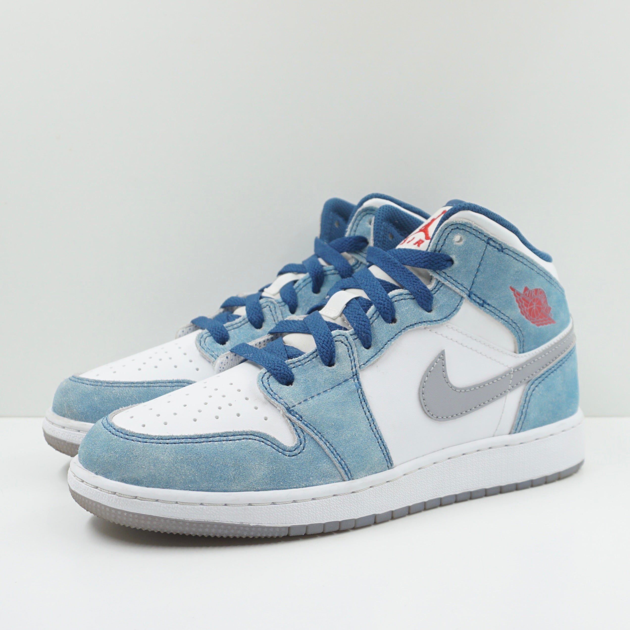 Jordan 1 Mid SE French Blue Light Steel (GS)