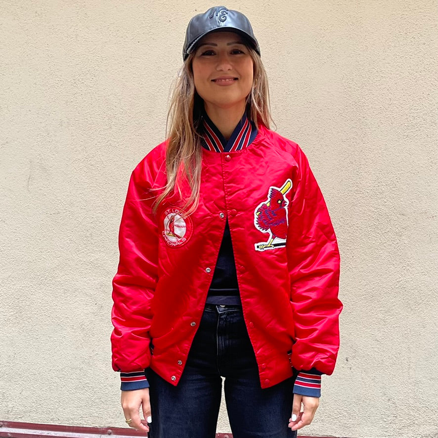 ST Louis Cardinals Satin Jacket