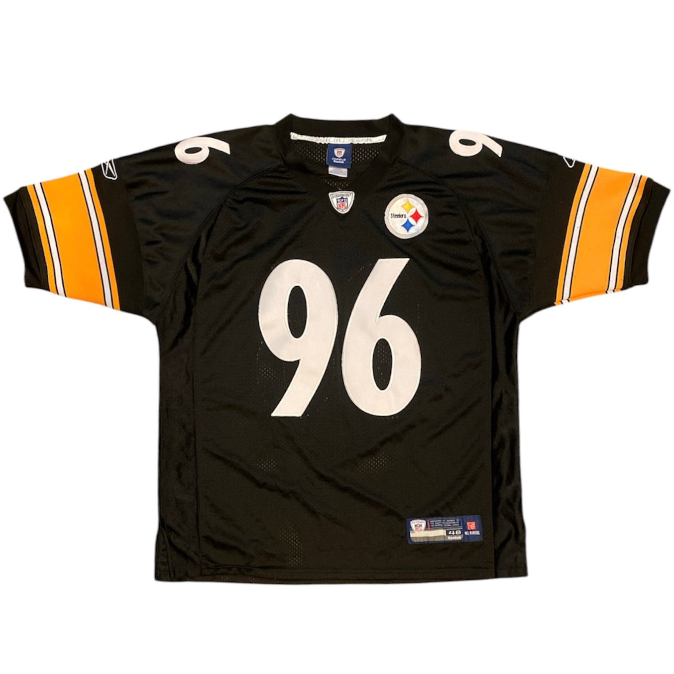 Reebok Pittsburgh Steelers Hood #96 NFL Jersey