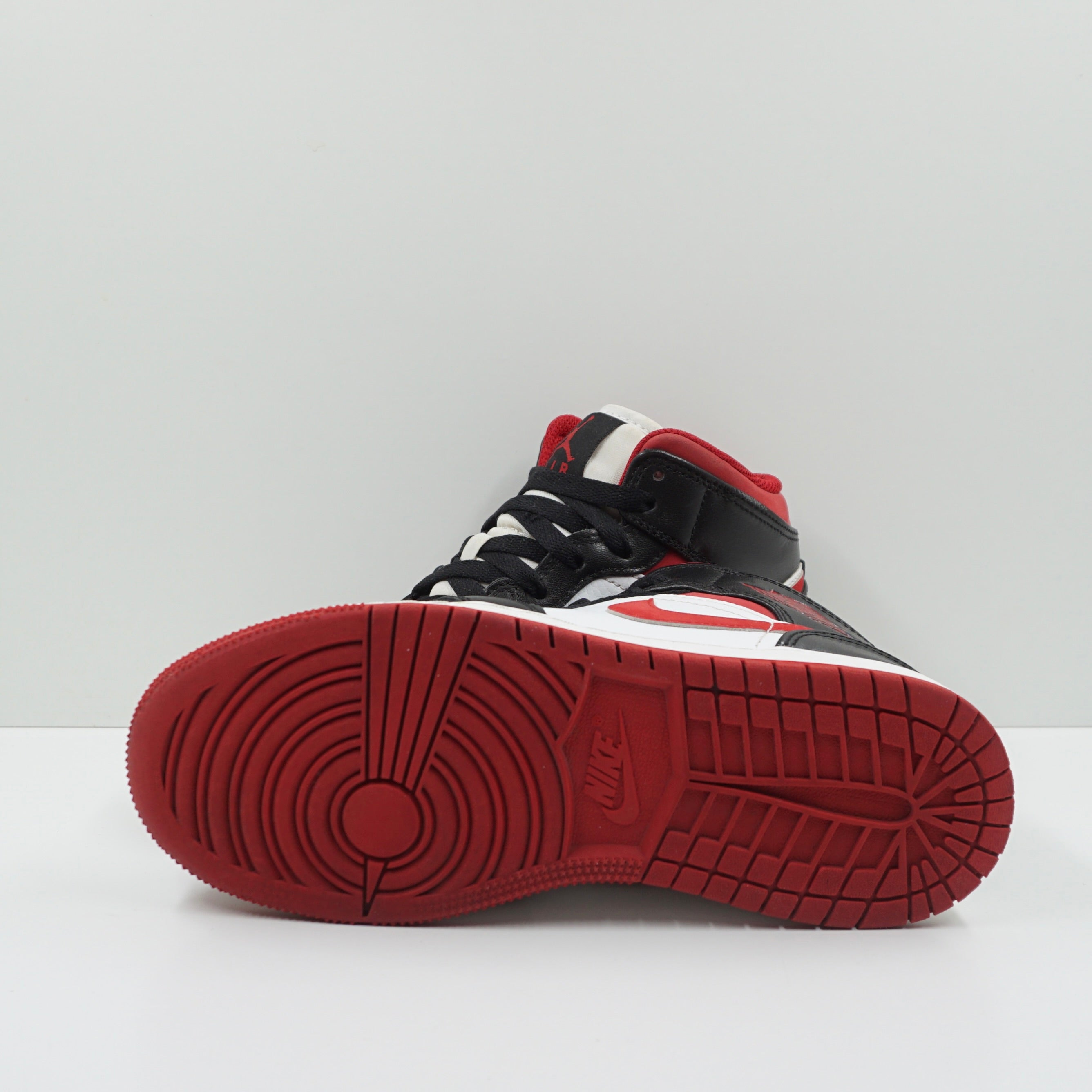 Jordan 1 Mid Black Gym Red  2020 (GS)