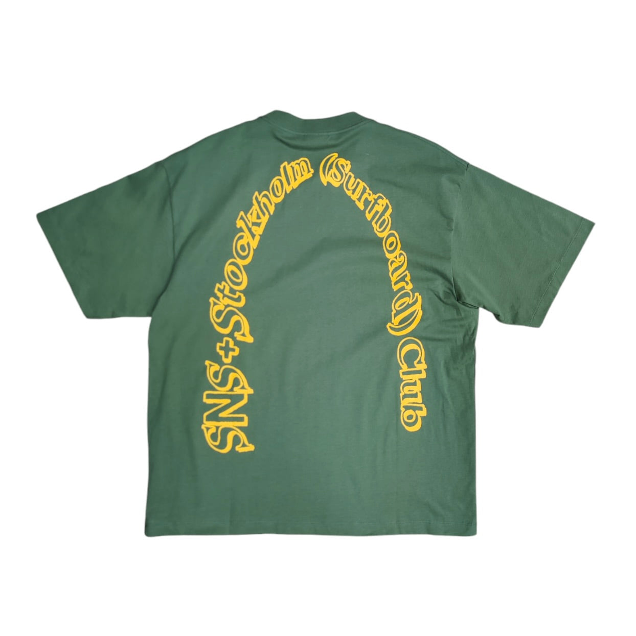 Stockholm (Surfboard) Club x SNS Arch Green Tshirt