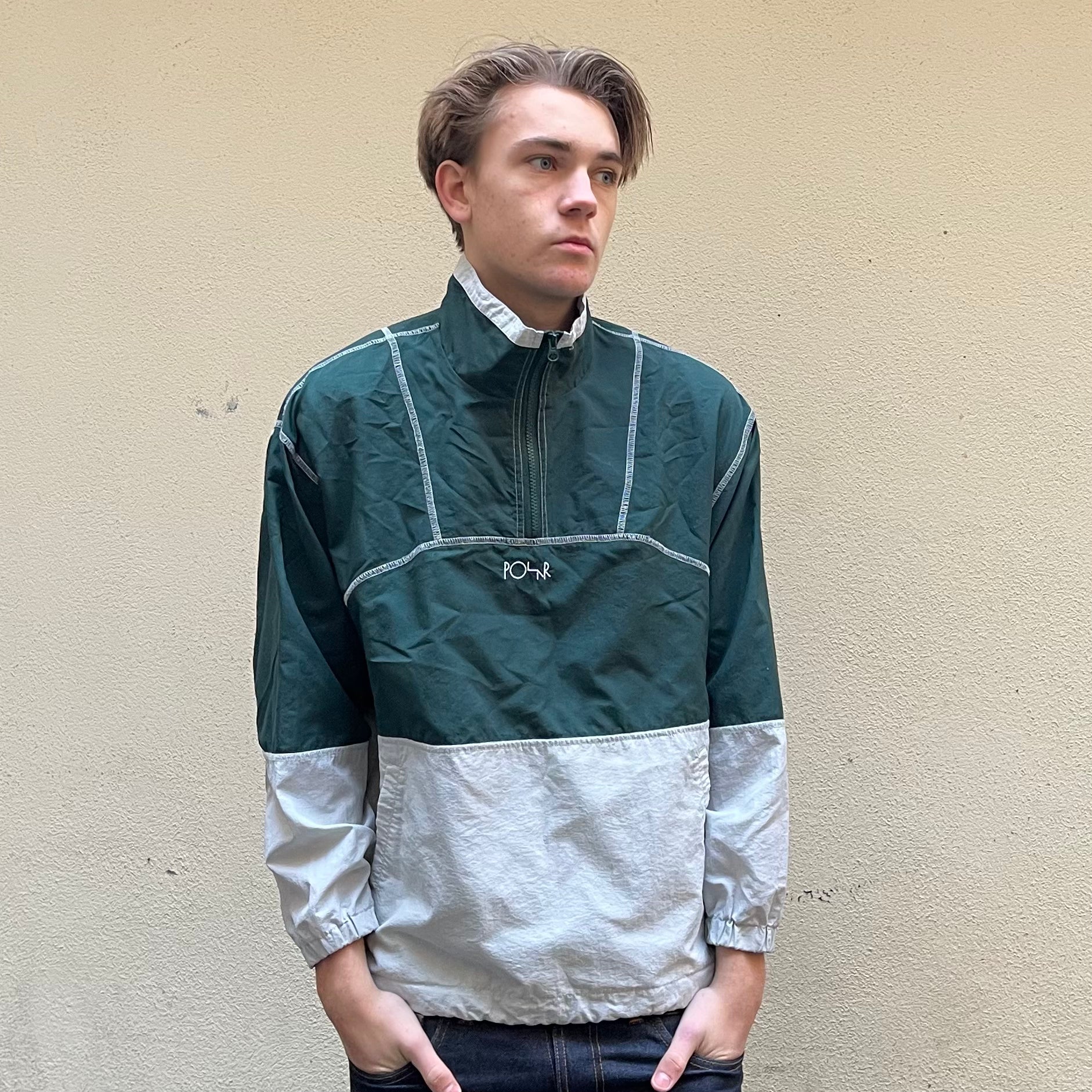 Polar Skate Half Zip Wind Anorak Jacket