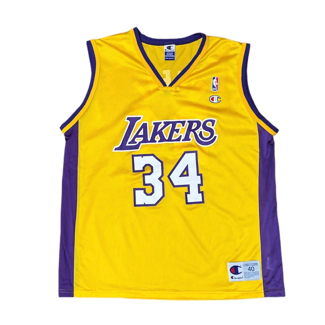 Champion Shaq O'Neal Lakers Basketball Jersey