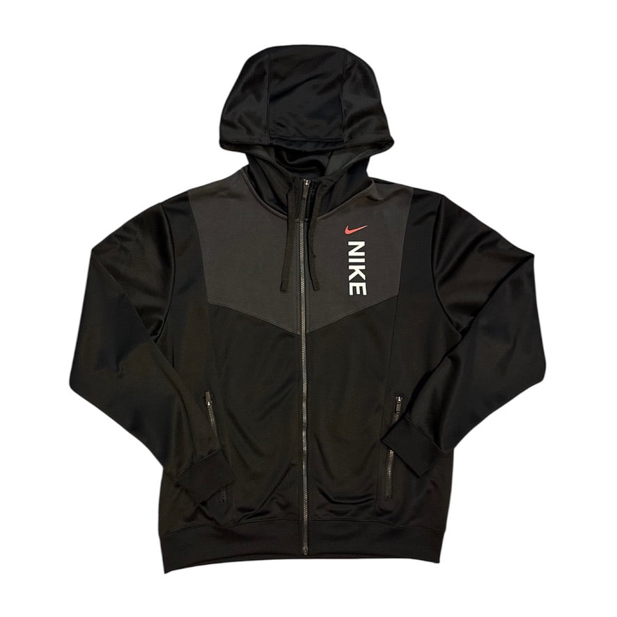 Nike Hybrid Grey Black Zip Hoodie