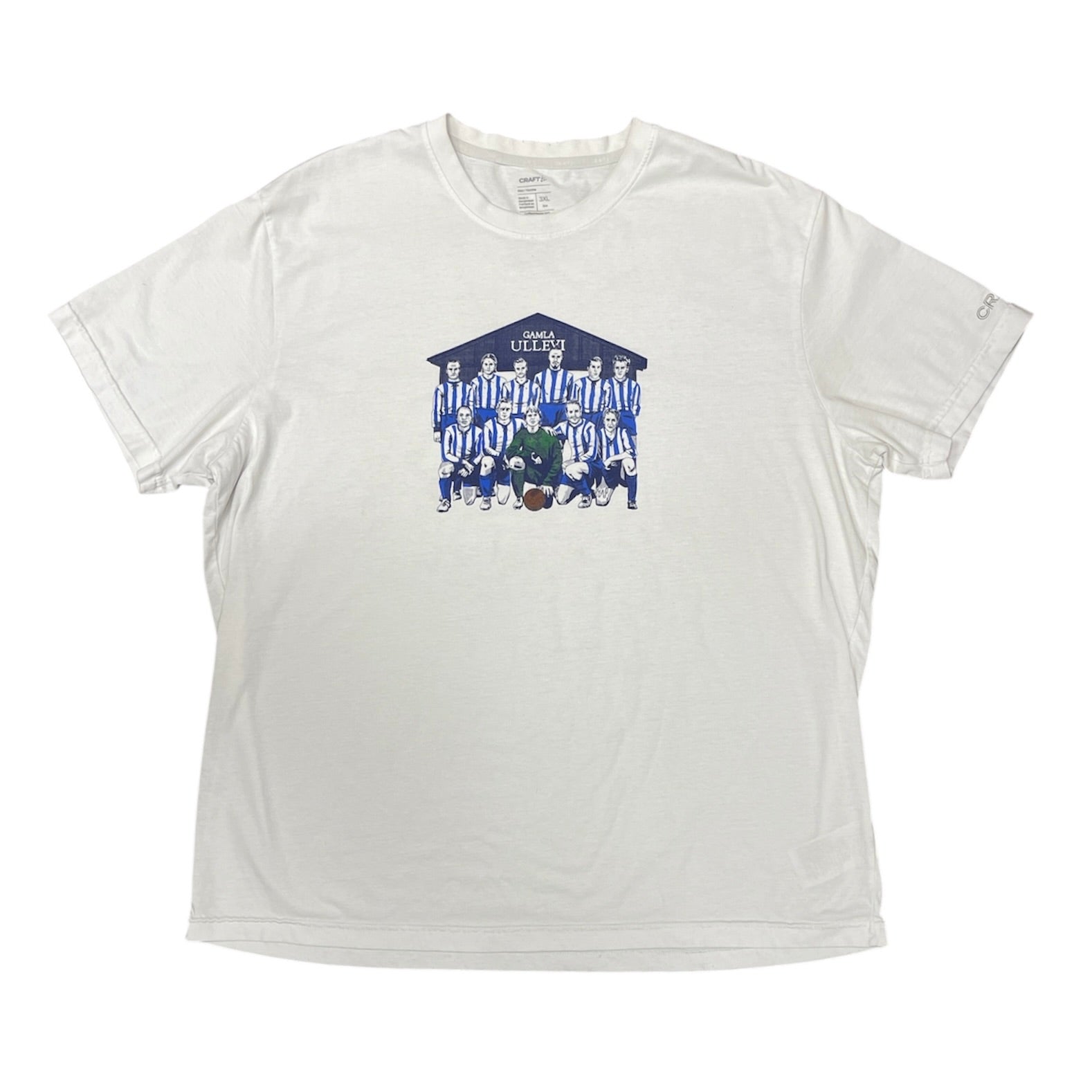 Craft IFK Gamla Ullevi Football Team Picture White Tshirt