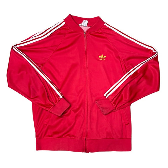 Vintage Adidas Red White Made In France Track Jacket