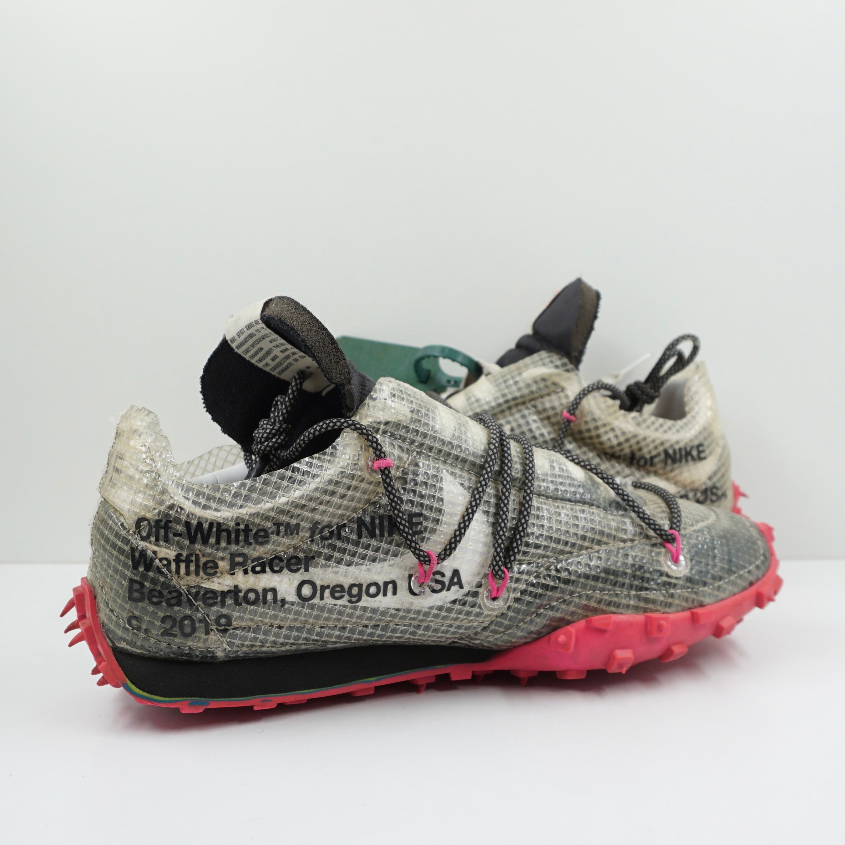 Nike Waffle Racer Off-White Black (W)