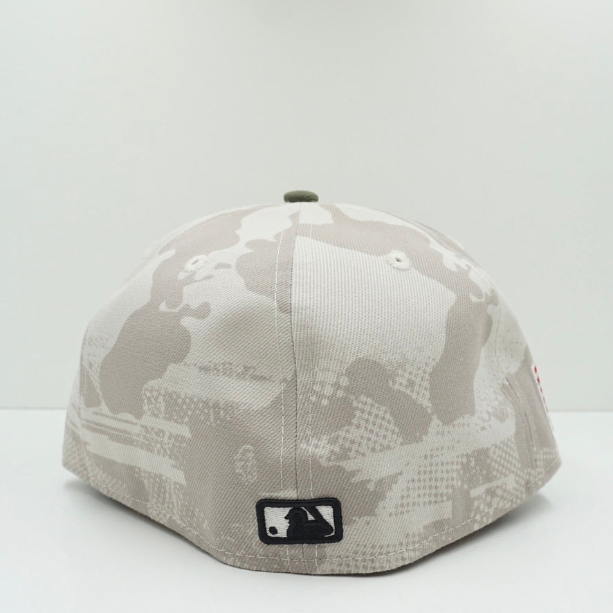New Era Boston Red Soxs Armed Forces Day Green Fitted Cap