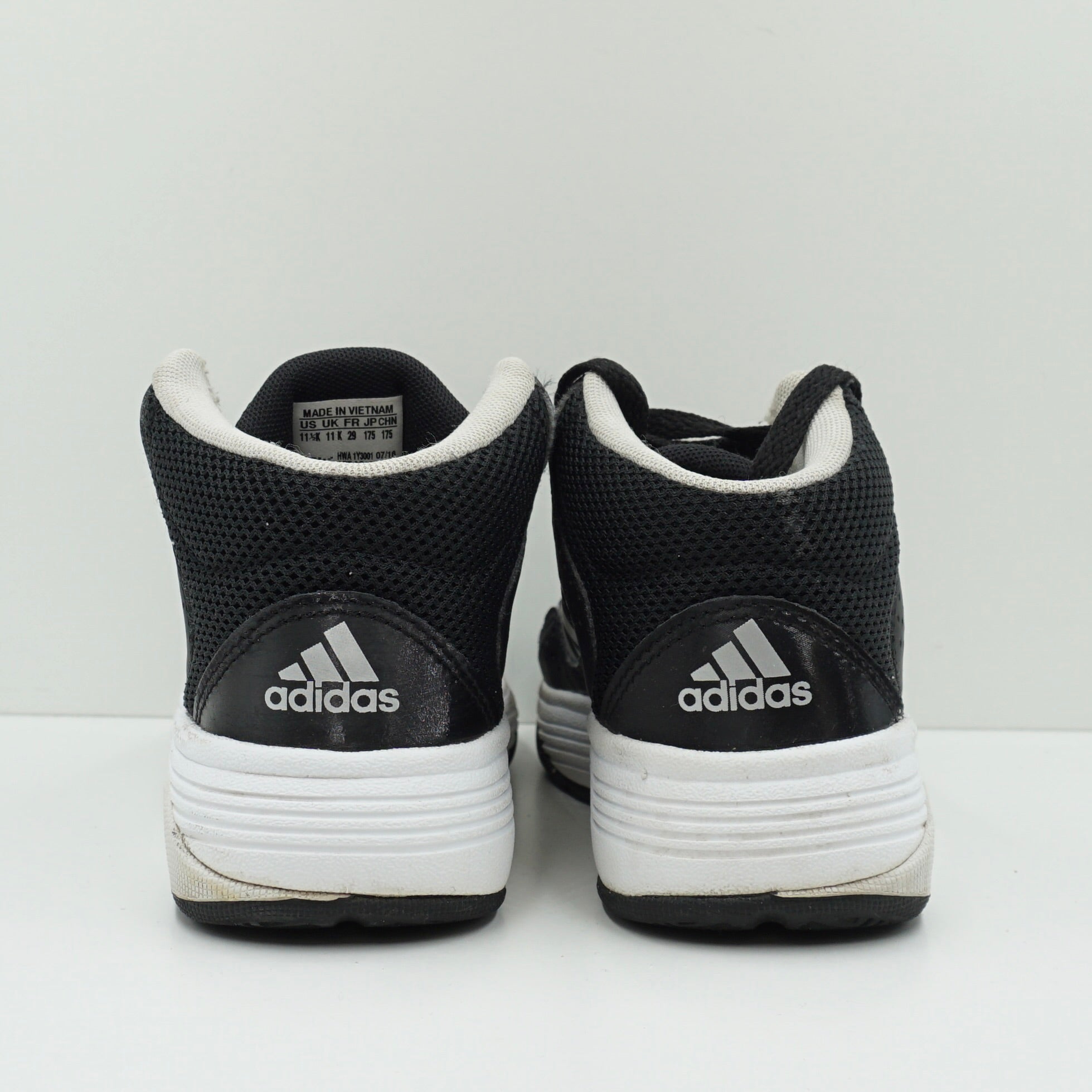 Adidas Cloudfoam llation Mid Black White (PS)
