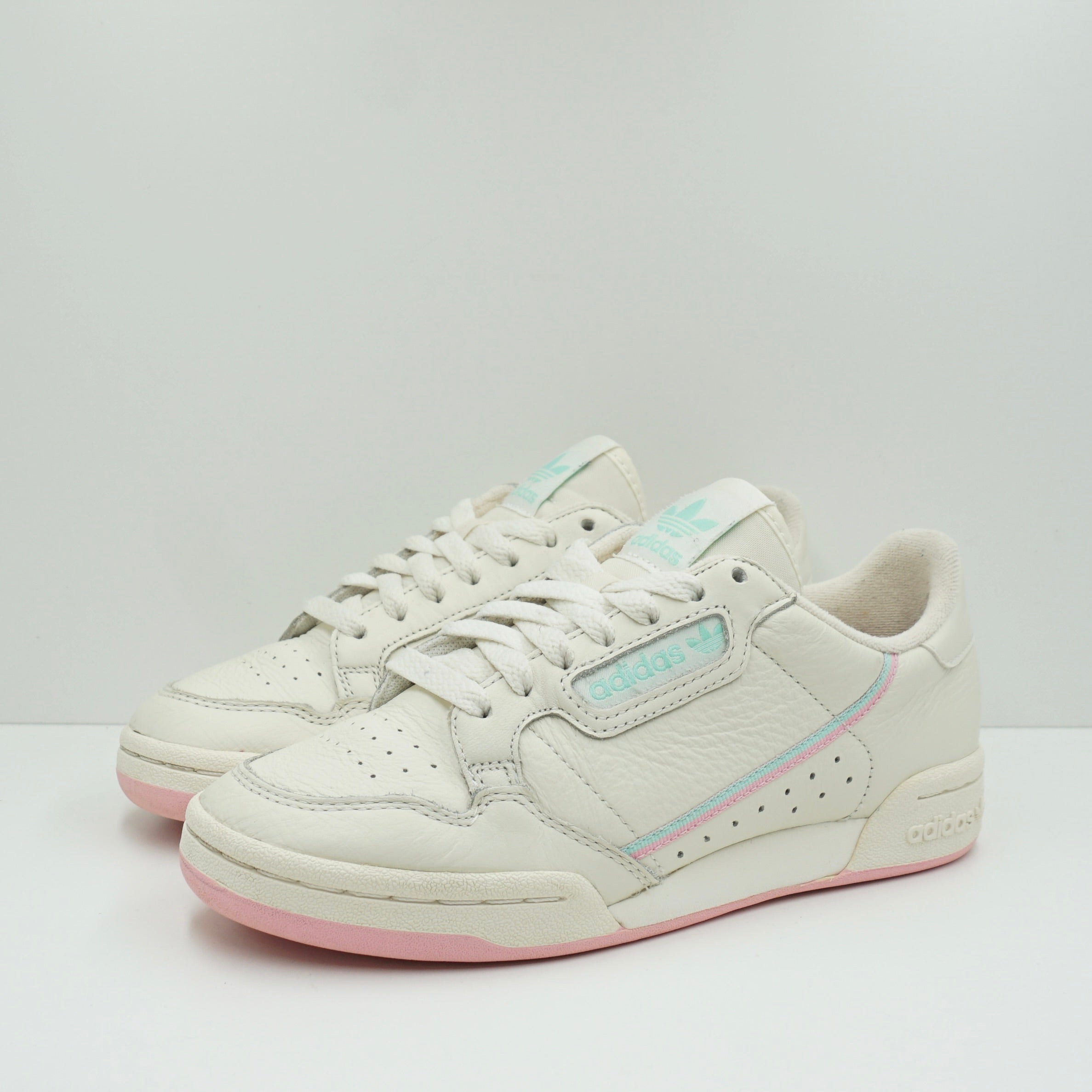 Adidas Continental 80 Off White True Pink Clear Mint