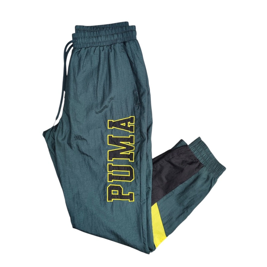 Puma Green Black Yellow Track Pants