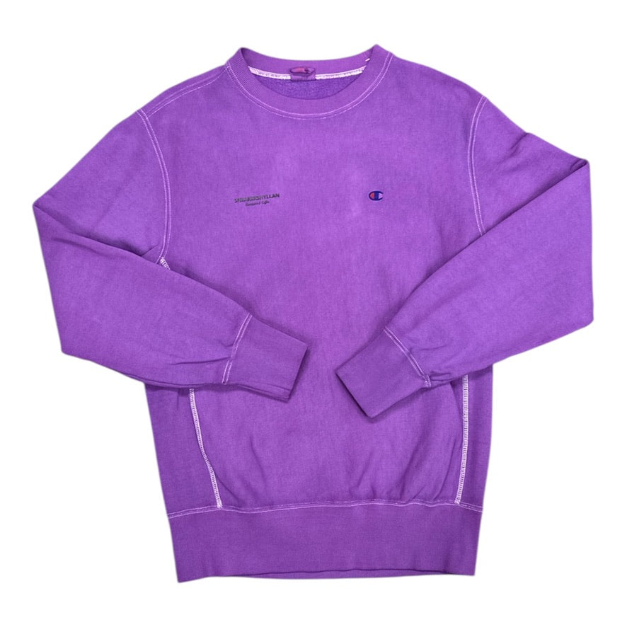 Sneakershyllan Champion Reverse Weave Reworked Dyed Purple Sweatshirt