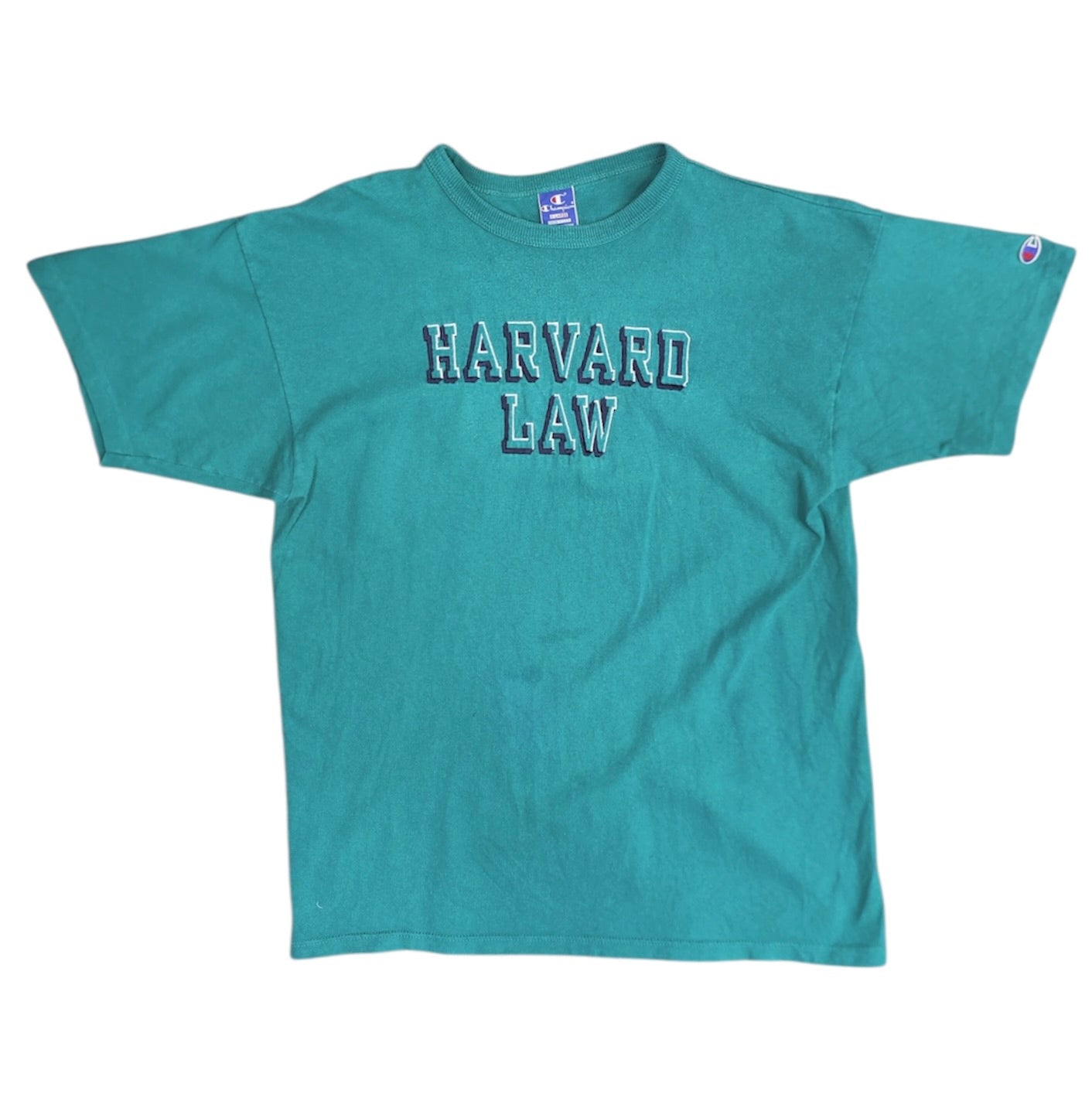 Champion Harvard Law Teal Tshirt