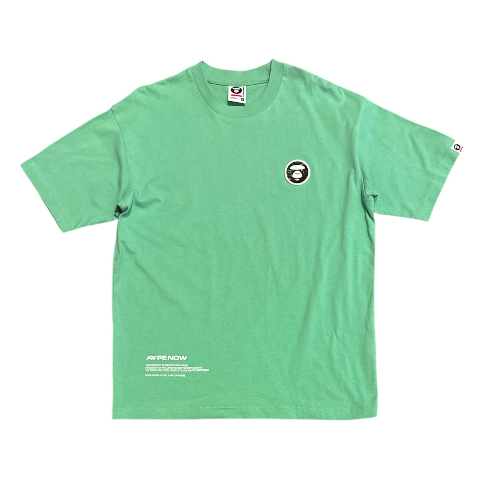 Aape By A Bathing Ape Now Boxy Green Tshirt