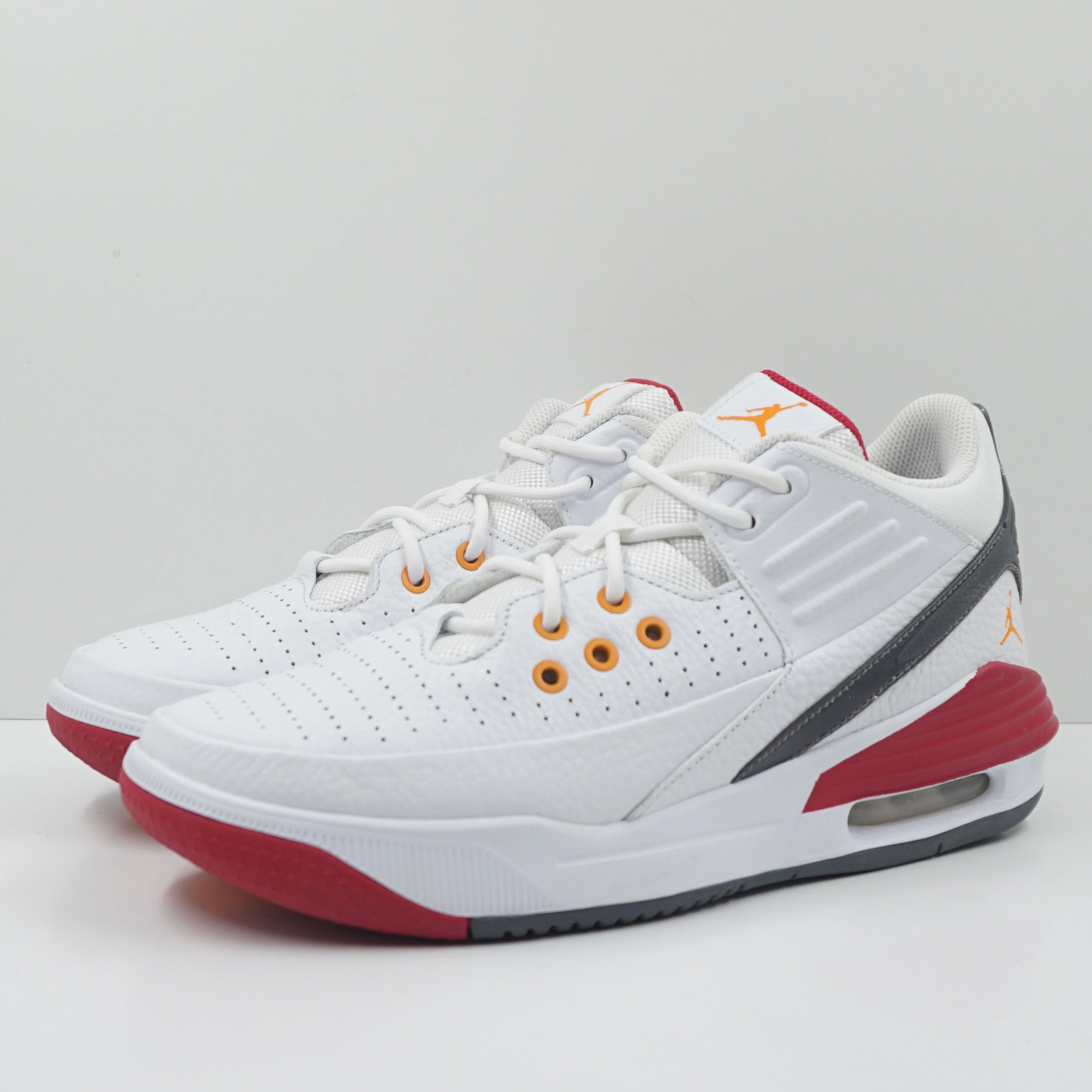 Jordan Max Aura 5 White Cardinal Red