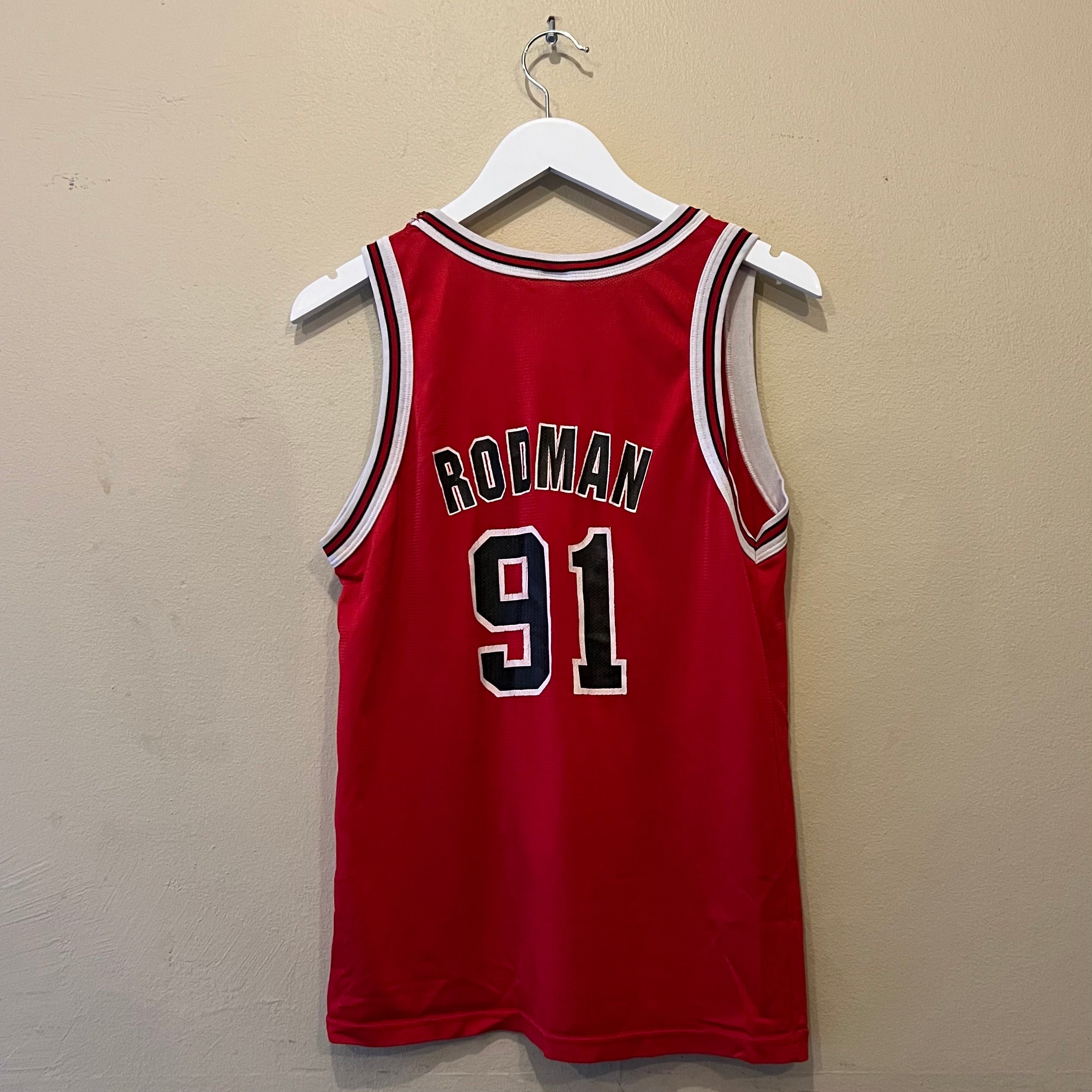 Champion Chicago Bulls Rodman #91 Basketball Jersey (Youth)