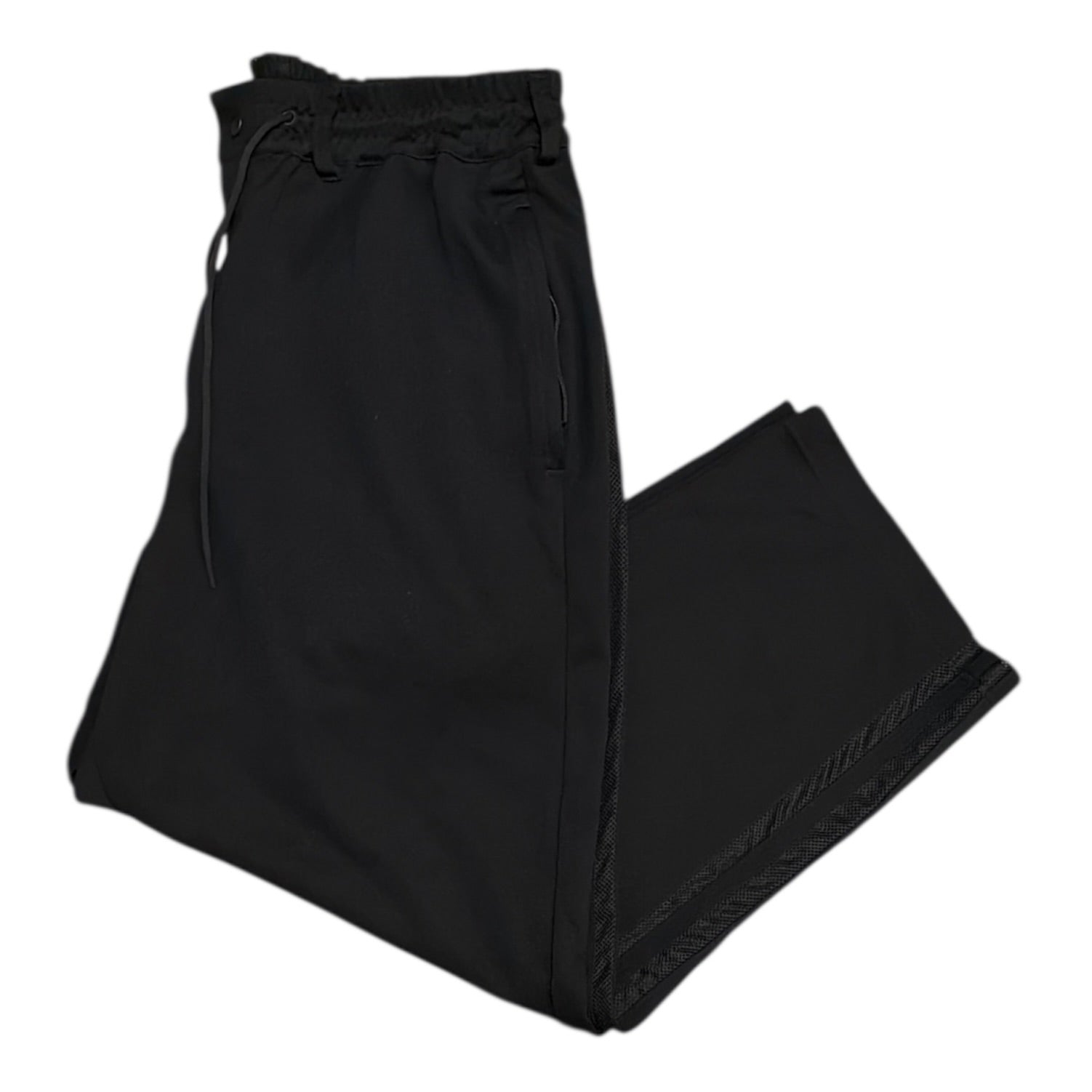 Adidas Y-3 Mesh Stripes Black Track Pants