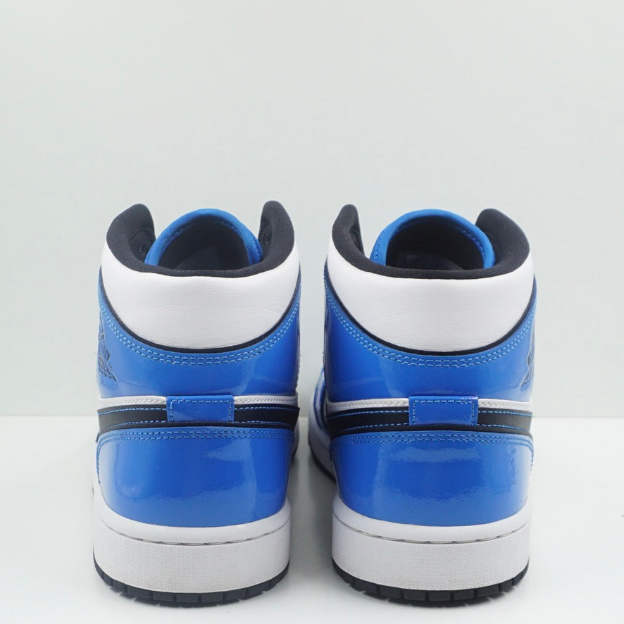 Jordan 1 Mid Signal Blue