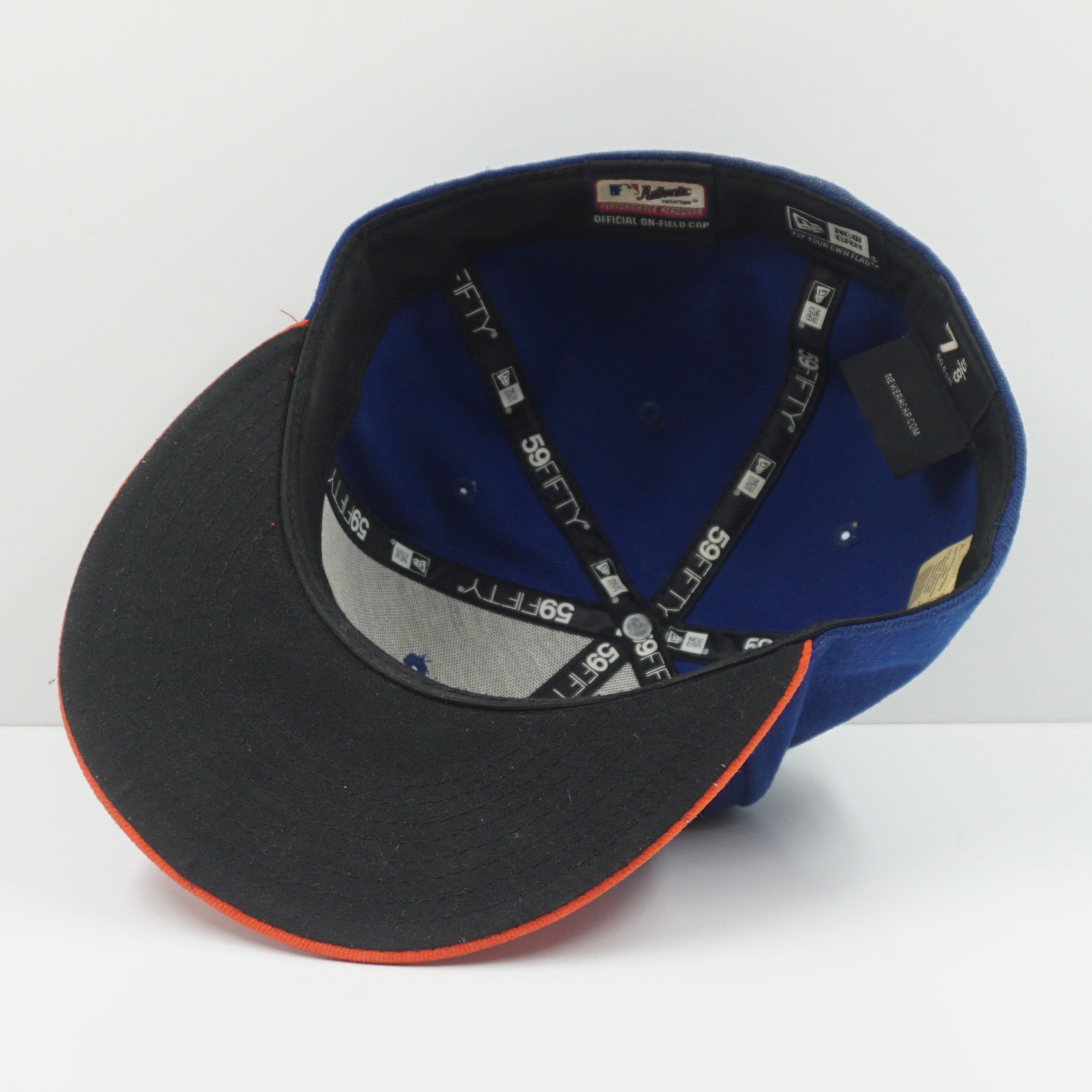 New Era New York Mets Blue Orange Fitted Cap