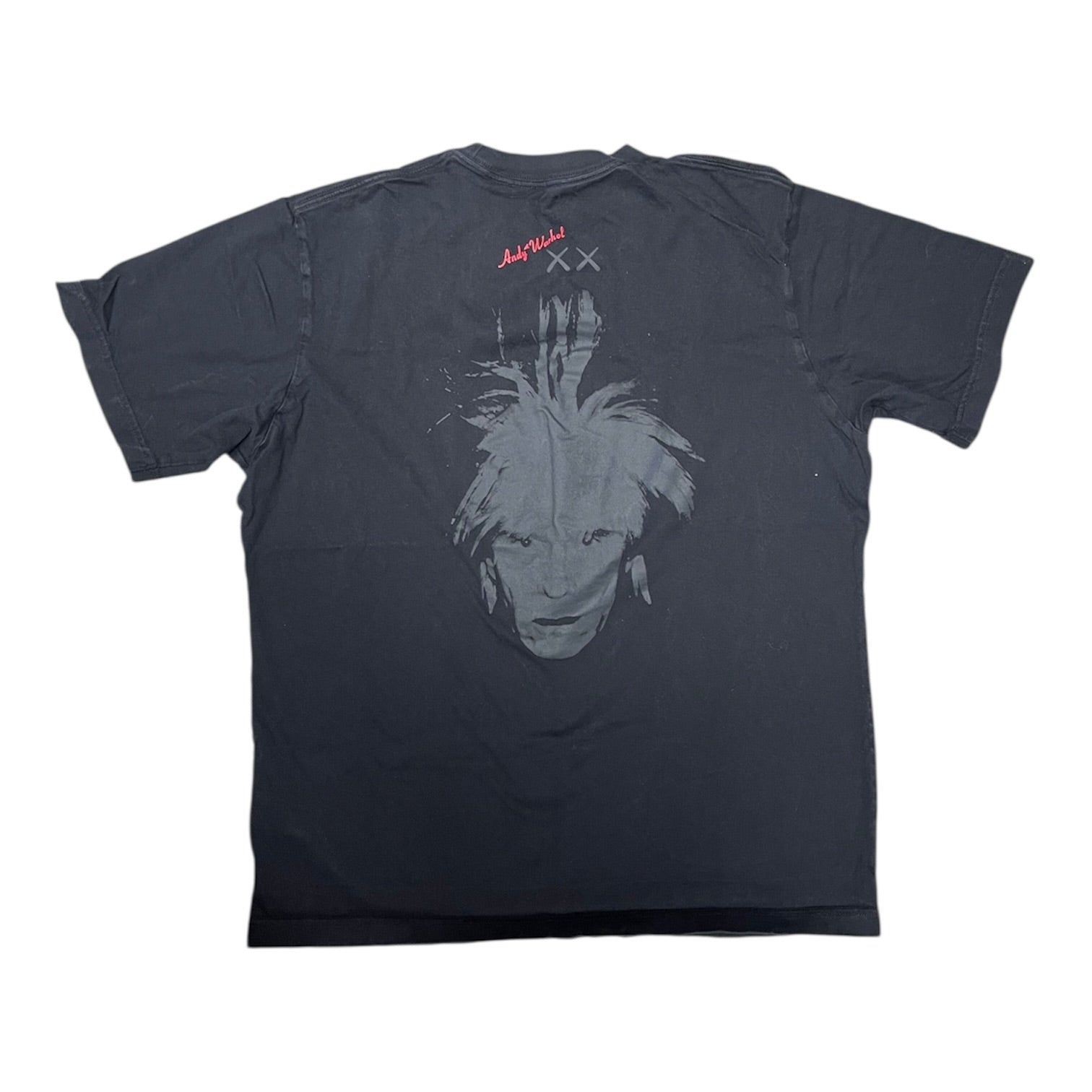 Uniqlo KAWS x Warhol UT Graphic Black Tshirt