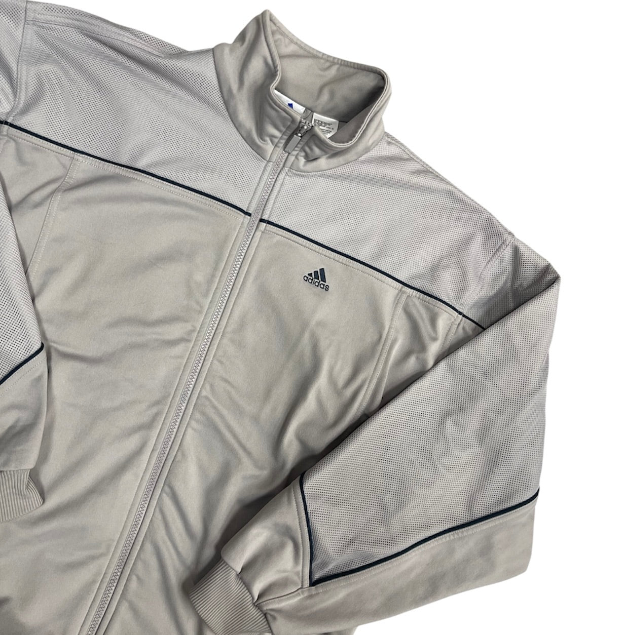 Adidas Grey Mesh Track Top