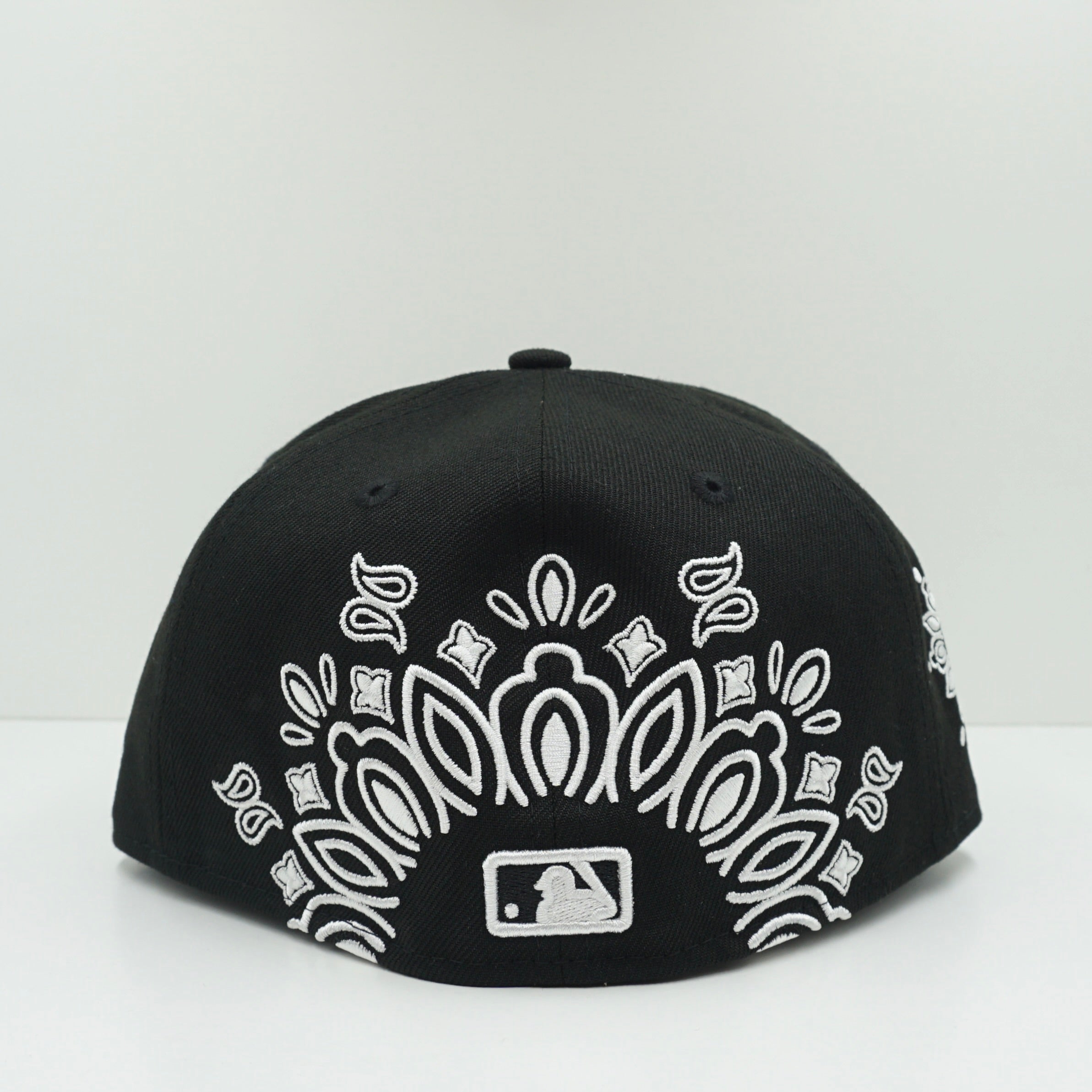 New Era New York Yankees Bandana Black White Fitted Cap