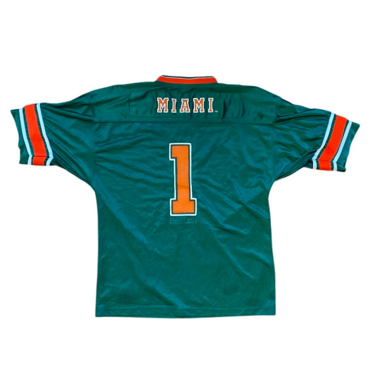 Colosseum Miami Hurricanes Miami #1 NCAA American Football Jersey