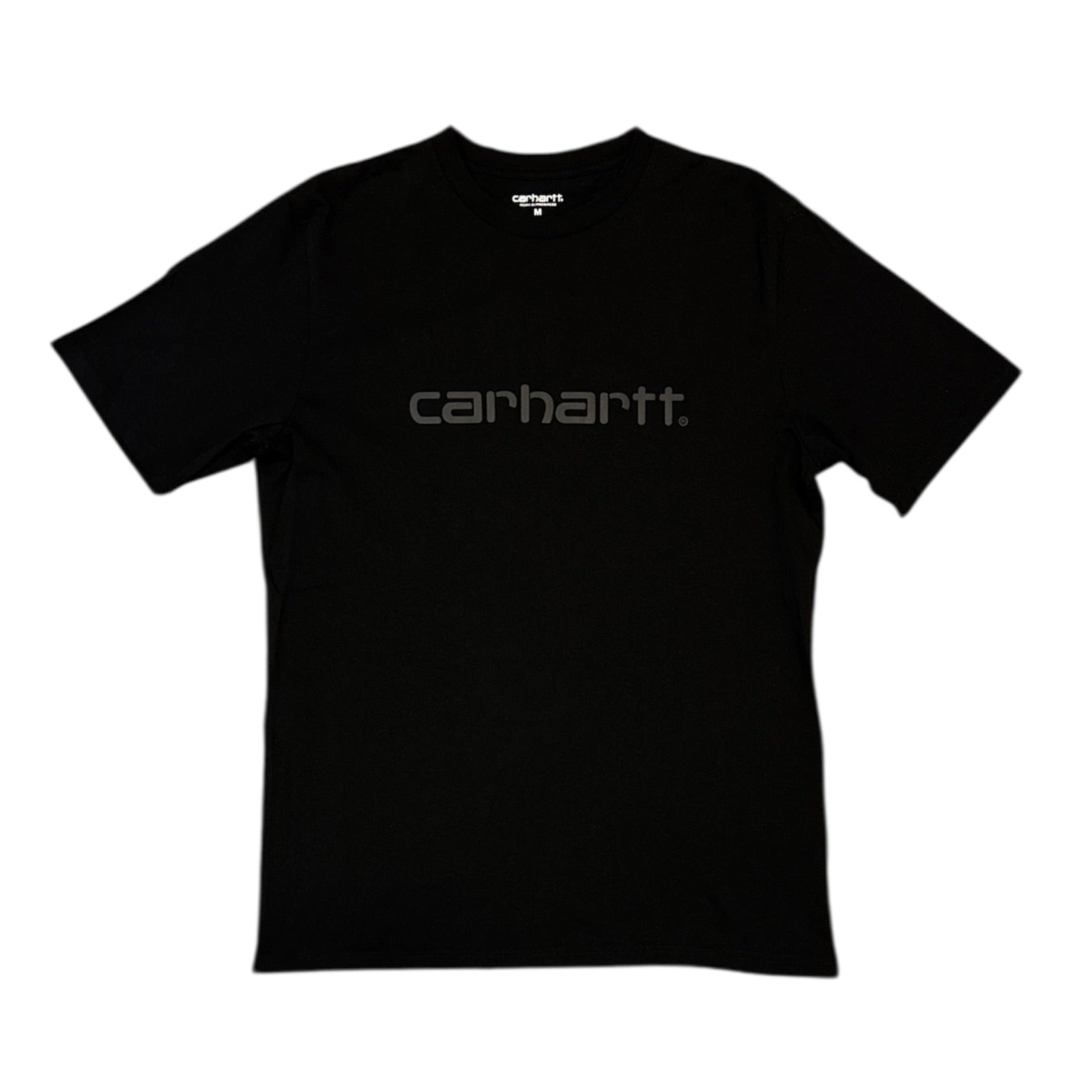 Carhartt Script Black Reflex Logo Tshirt