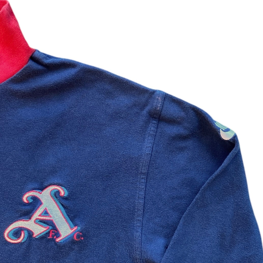 Vintage 90s Nike Arsenal FC Polo Long Sleeve Tshirt