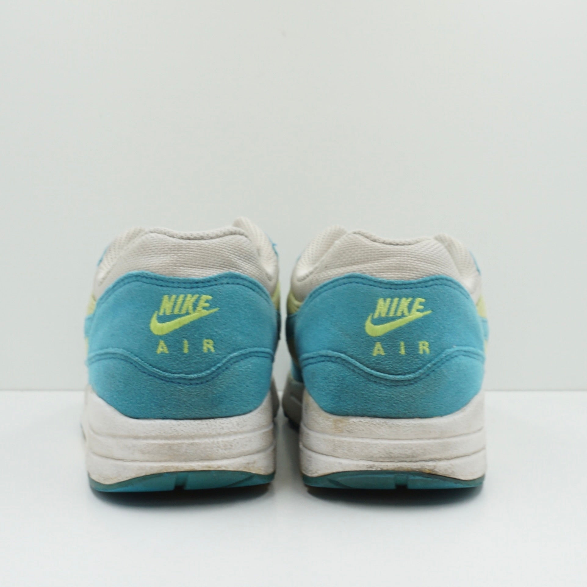 Nike Air Max 1 White Blue Glow Volt