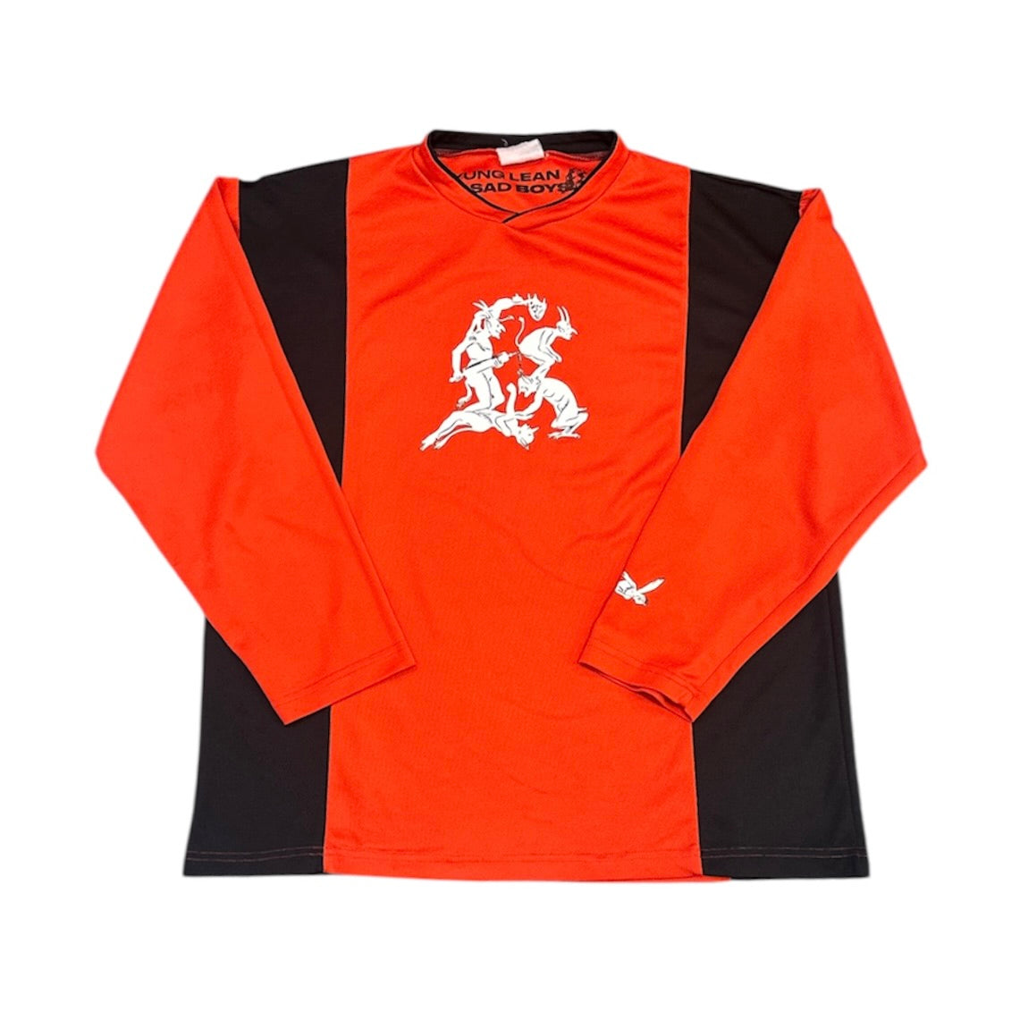 Yung Lean Sad Boys Stranger Tour Red Black Long Sleeve