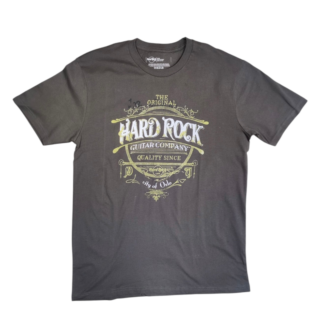 Hard Rock Oslo Pub Charcol Tshirt