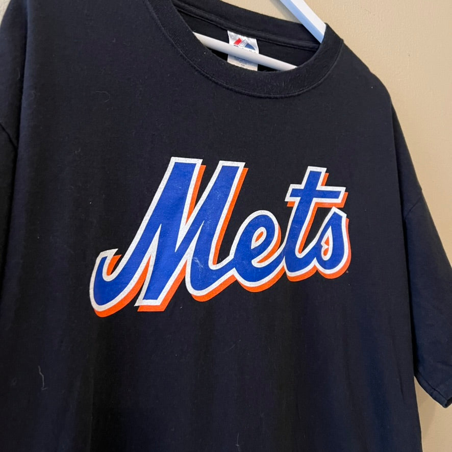 New York Mets #15 Beltran MLB Black Tshirt